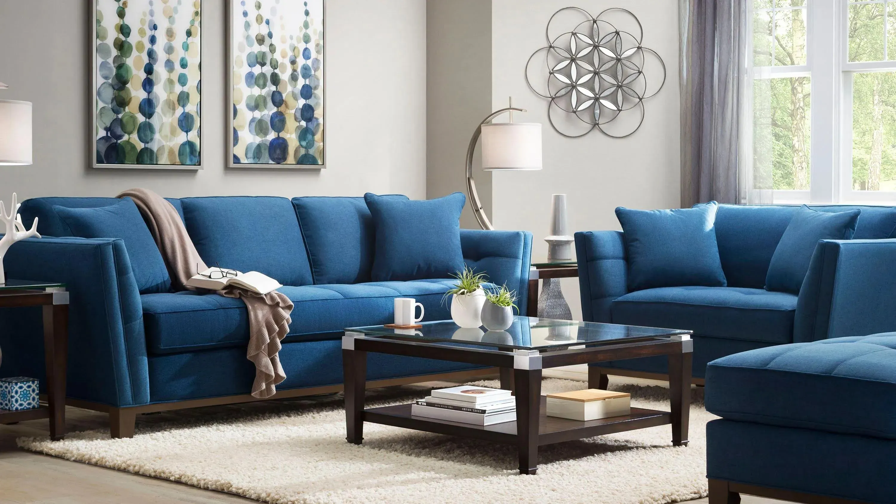 Dunhill Square Glass Coffee Table