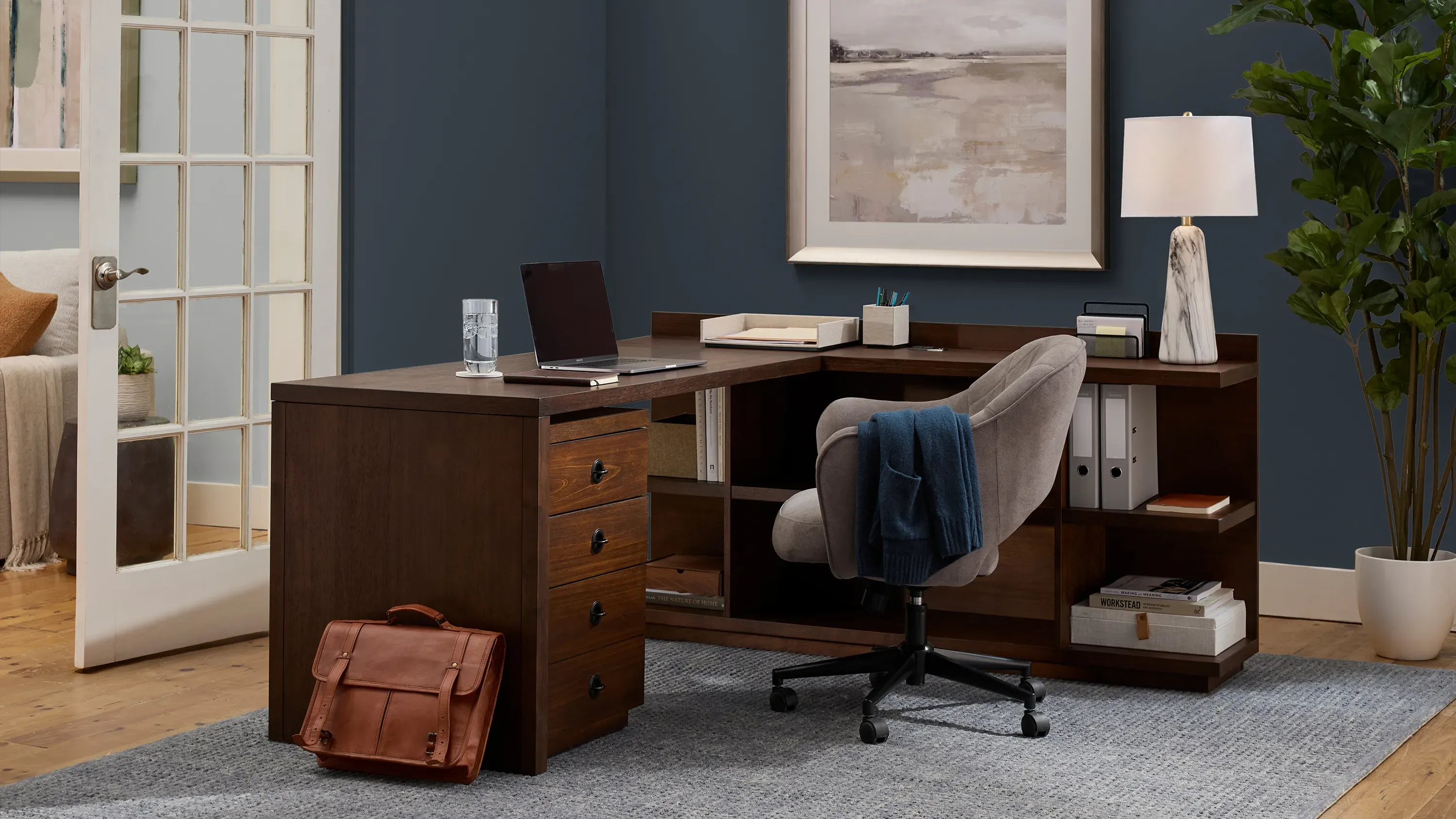 Newell L-Shaped Computer Desk