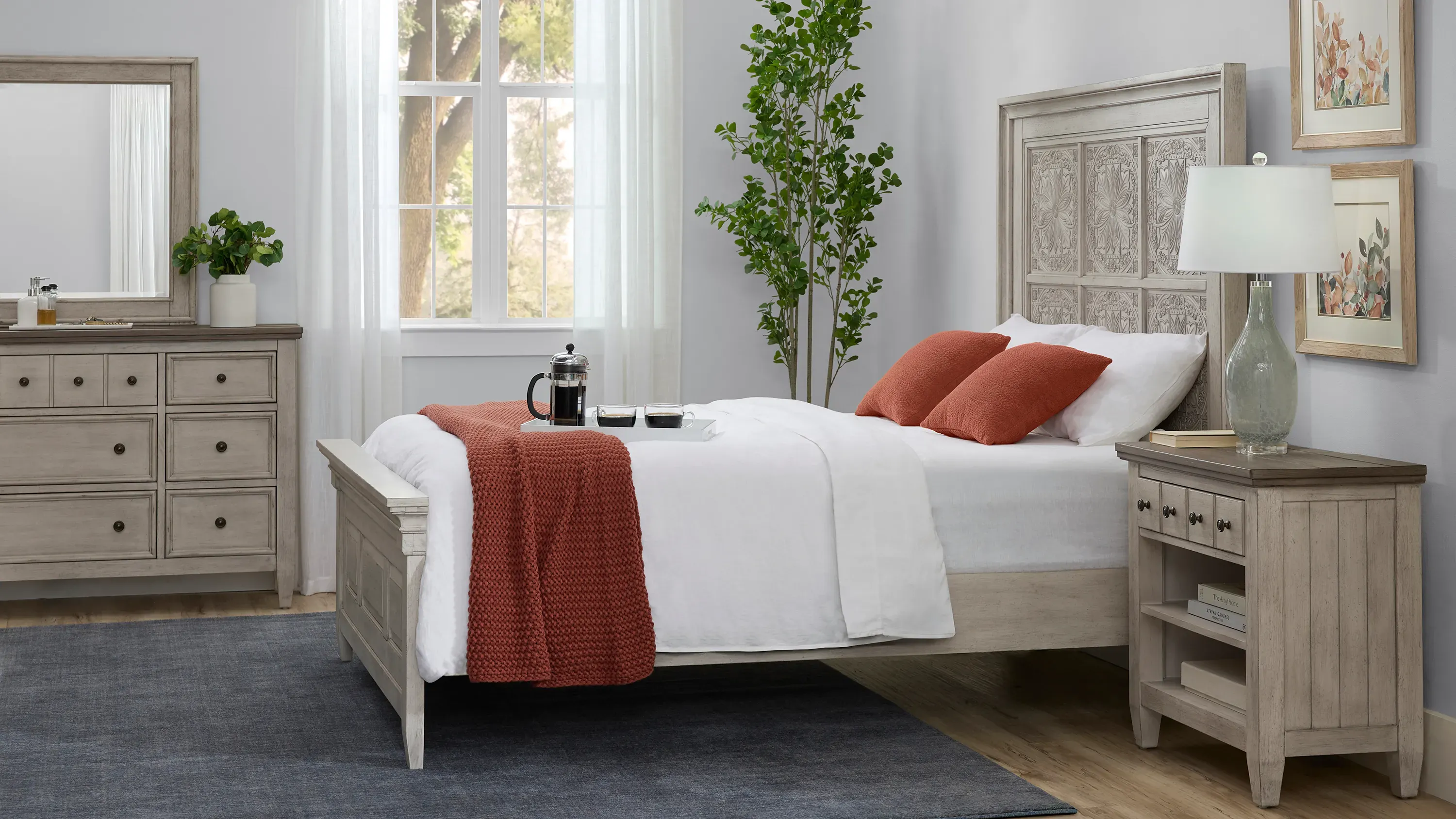 Magnolia Park Panel Bed