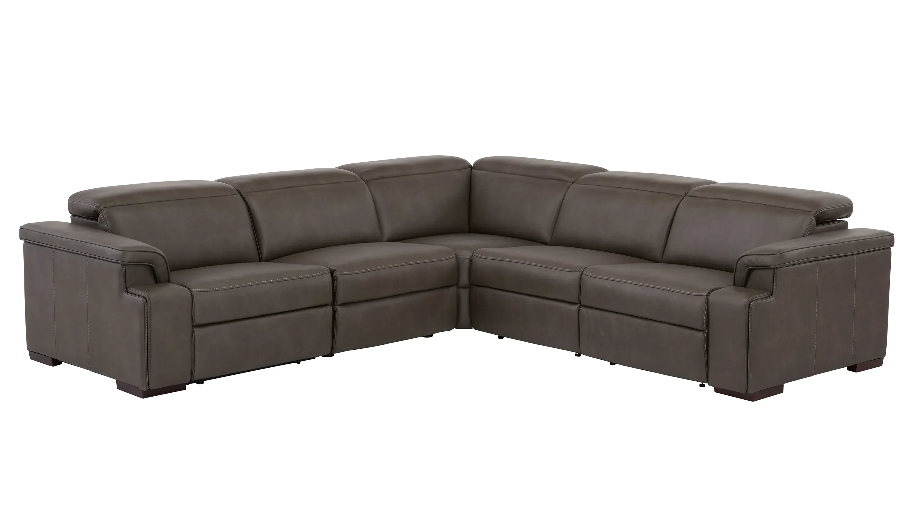 Orion 5-pc. Dual Power Media Sectional | Raymour & Flanigan