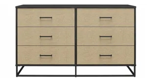 Novogratz Kelly Six Drawer Dresser | Raymour & Flanigan