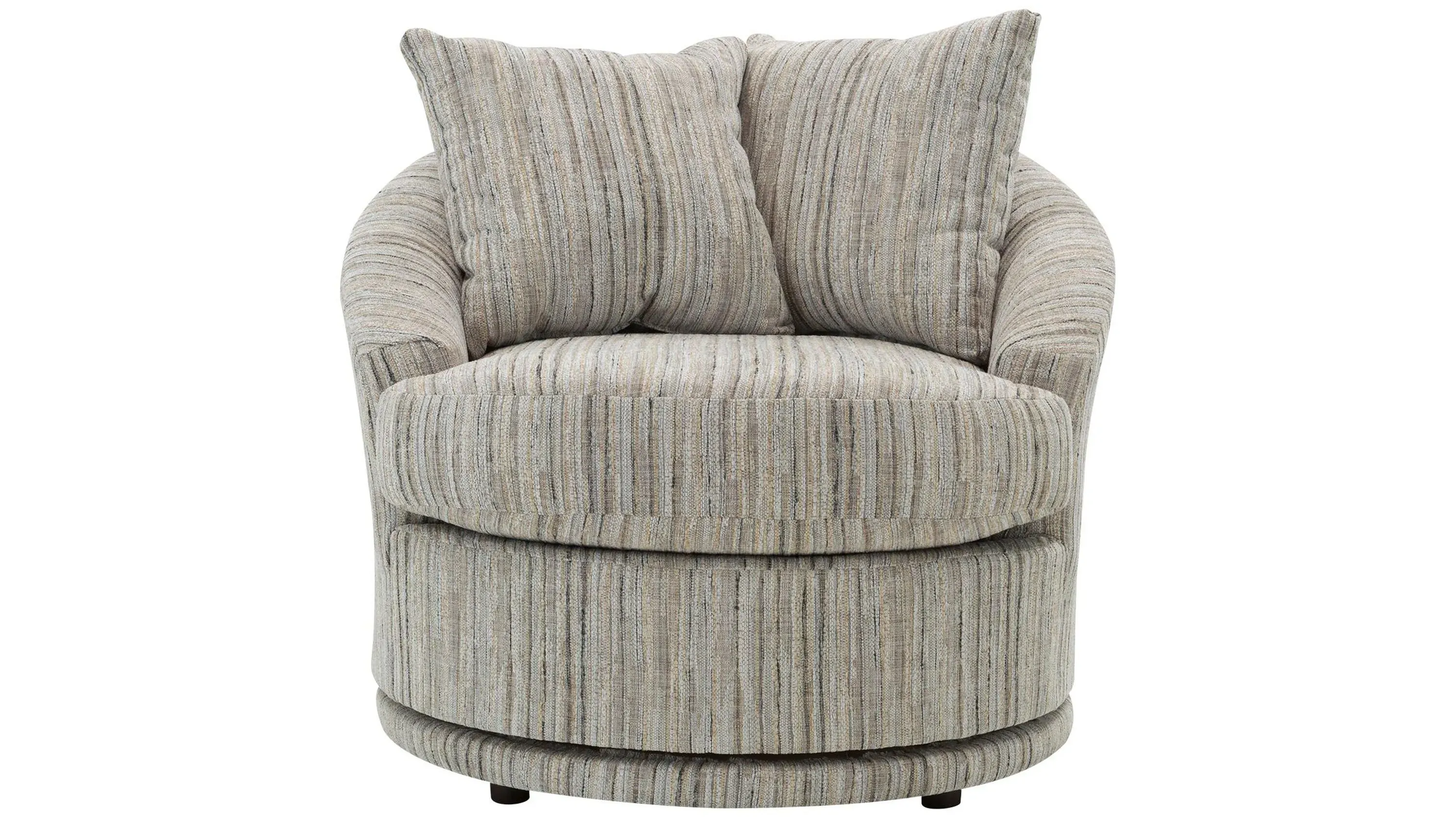 Sofia Gray Swivel Accent Chair - Contemporary Comfort