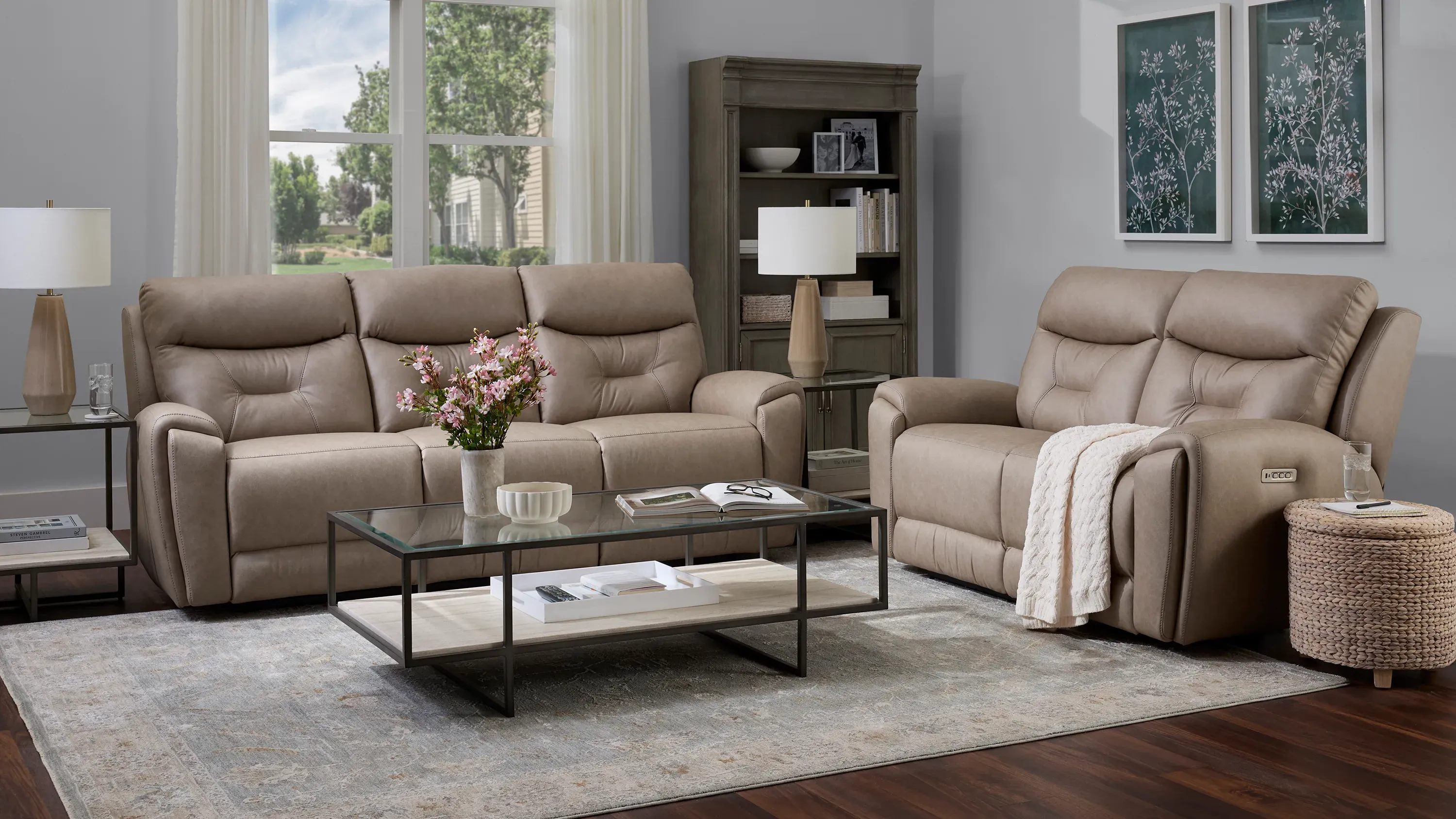 Bryson Zero Gravity Triple Power Loveseat | Raymour & Flanigan