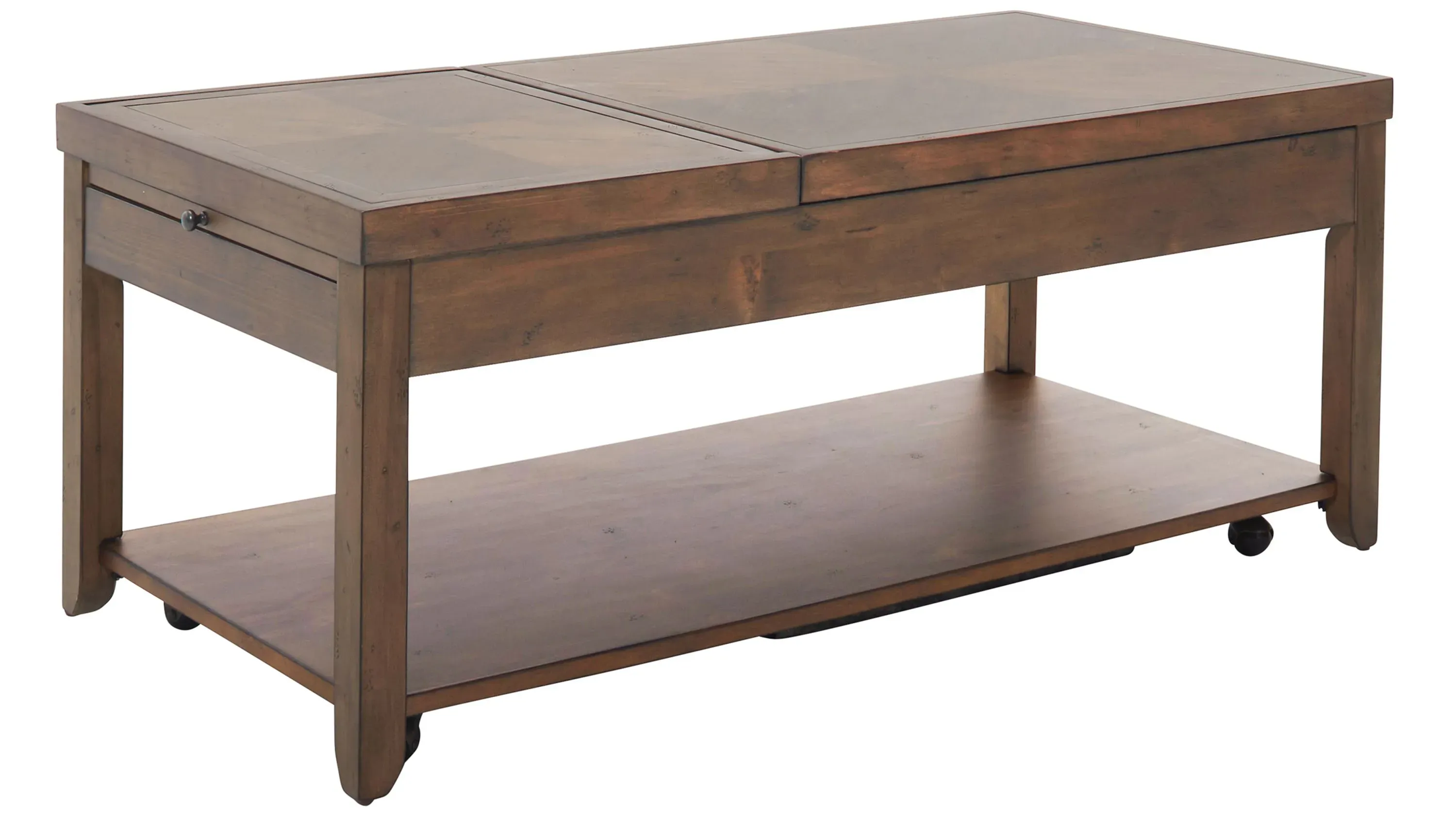 Mitchell Half Lift-Top Cocktail Table w/ Casters | Raymour