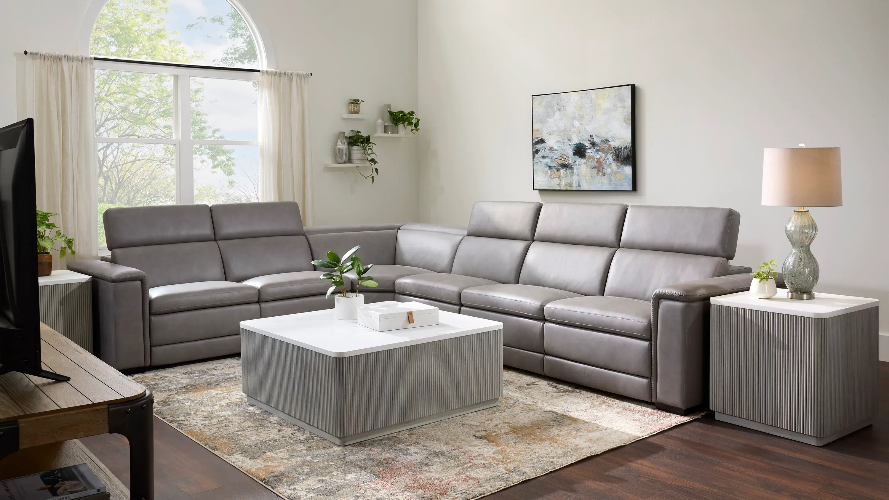 Finnegan 4-pc. Power Reclining Sectional | Raymour & Flanigan