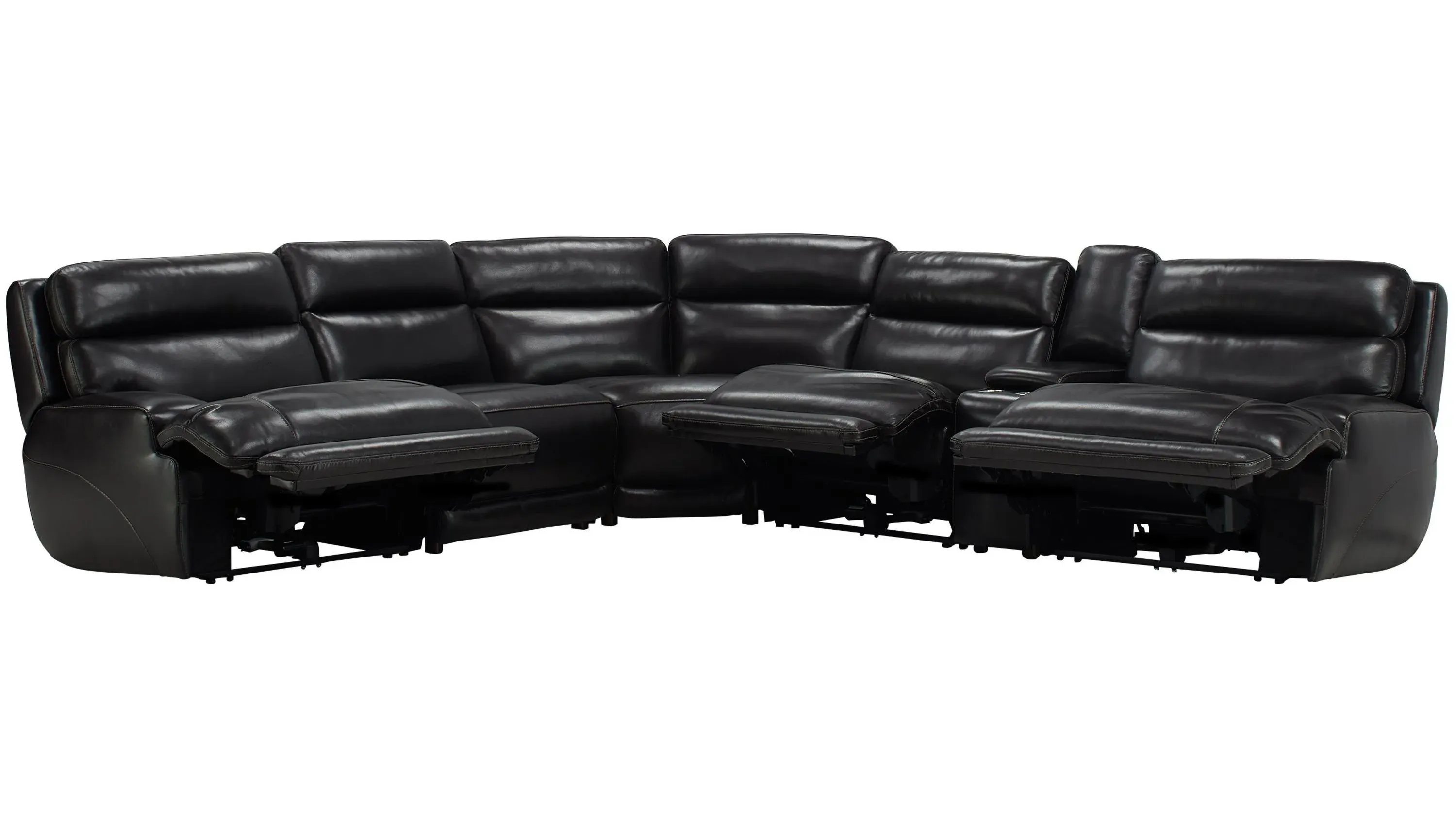 Tompkins Leather 6-pc. Sectional