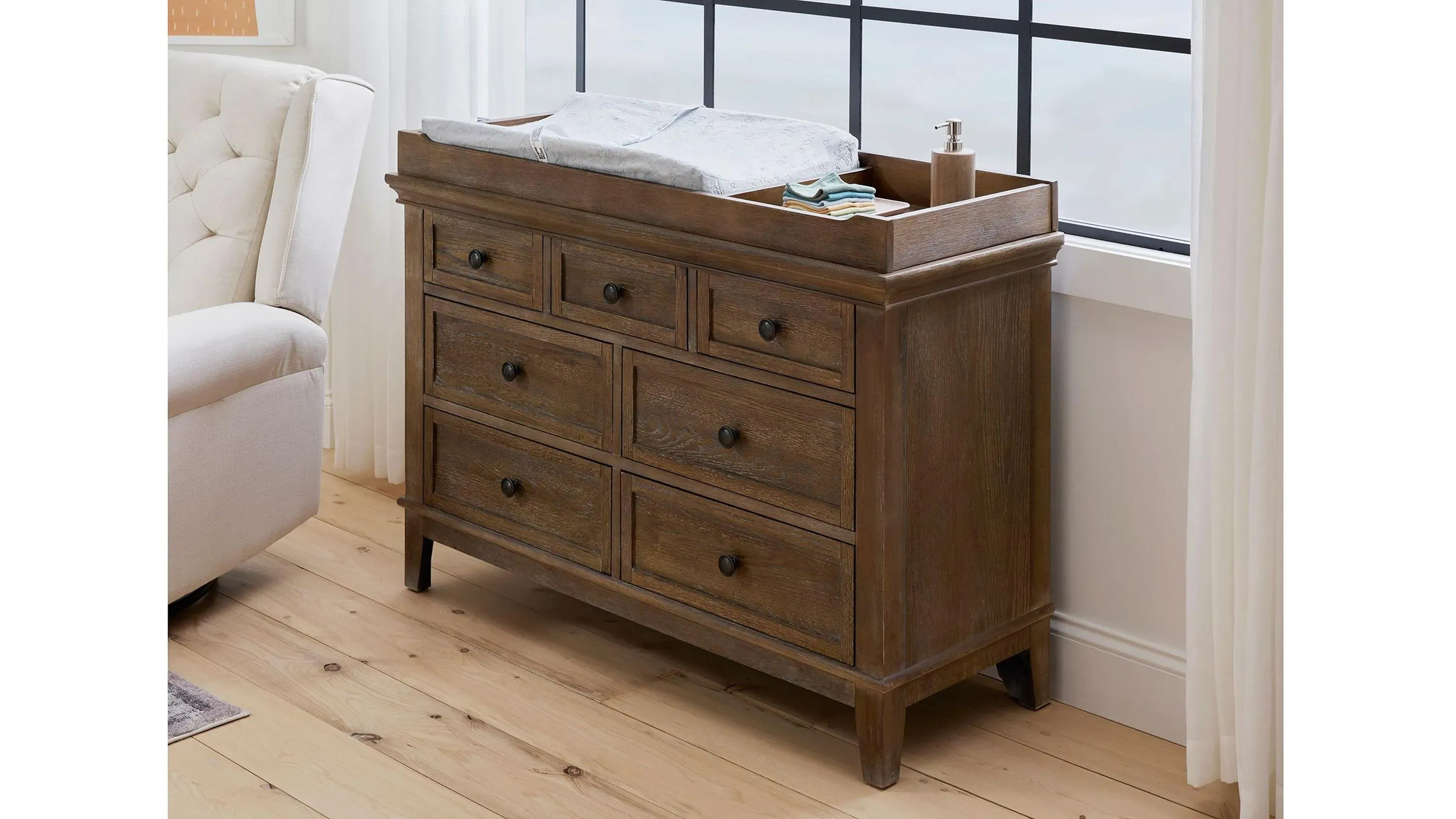 Kennedy Dresser with Changing Tray | Raymour & Flanigan