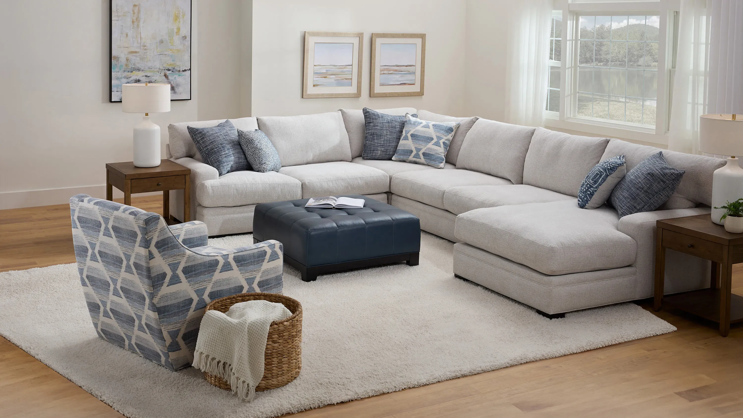 Bayside 4-pc. Sectional | Raymour & Flanigan
