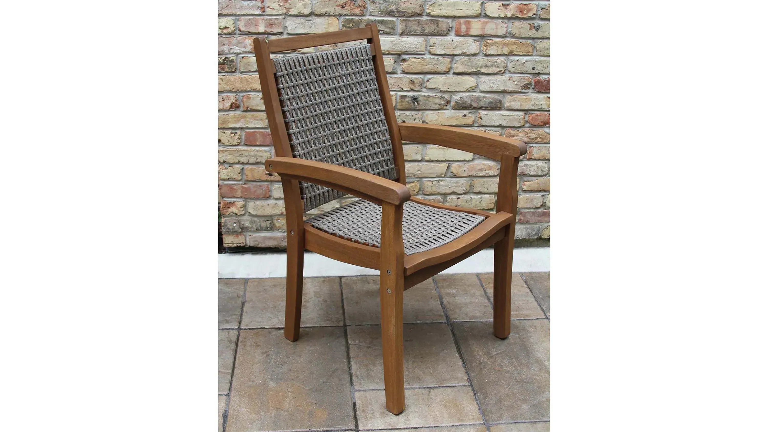 Farmhouse 7-pc. Wicker and Eucalyptus Outdoor Dining Set