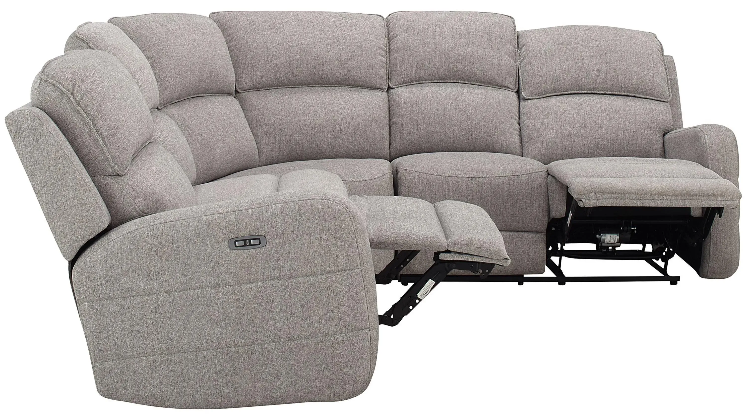 Everitt Chenille 3-pc. Power Sectional