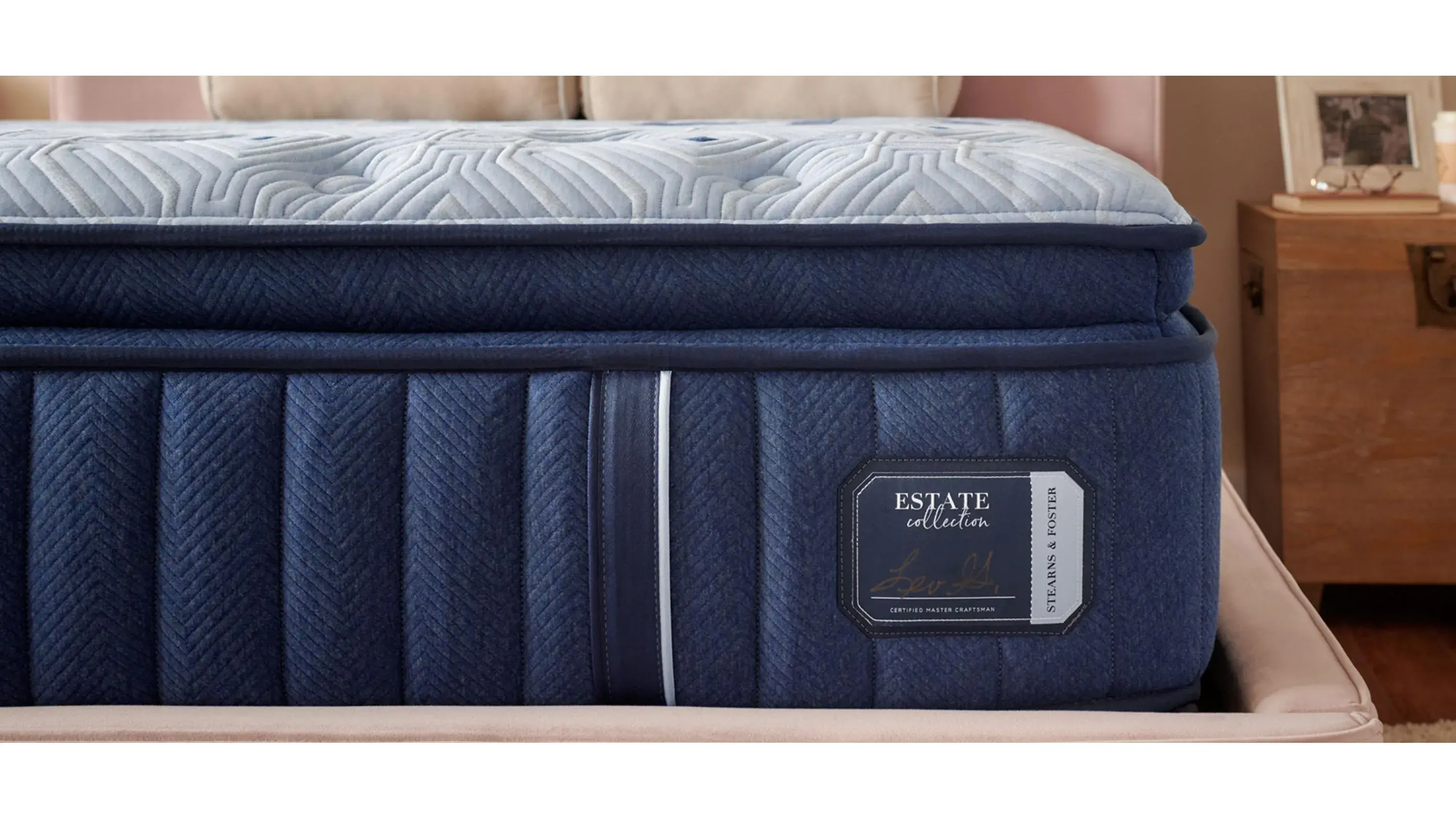 Stearns & Foster Estate Split King Plush Euro Pillow Top Mattress