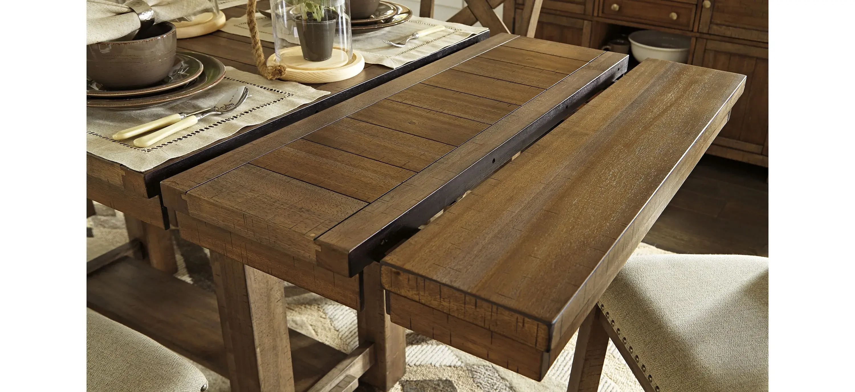 Montana 7 pc. Counter Height Dining Set w Leaves Raymour Flanigan