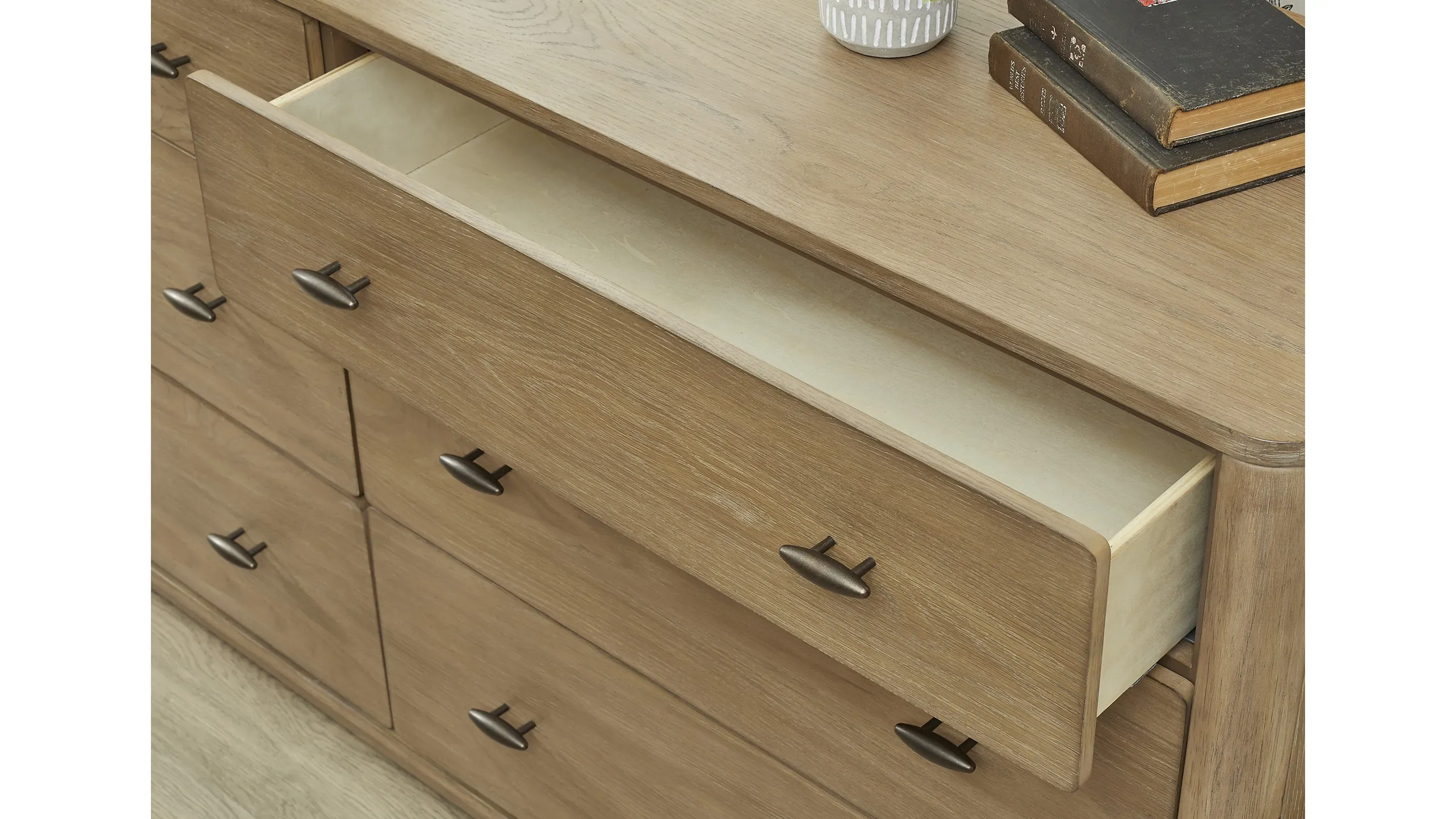knee length dresses for ladies Extra Large 6 Drawer Dresser with 12 Compartments, Dresser with Power   WoodArtSupply