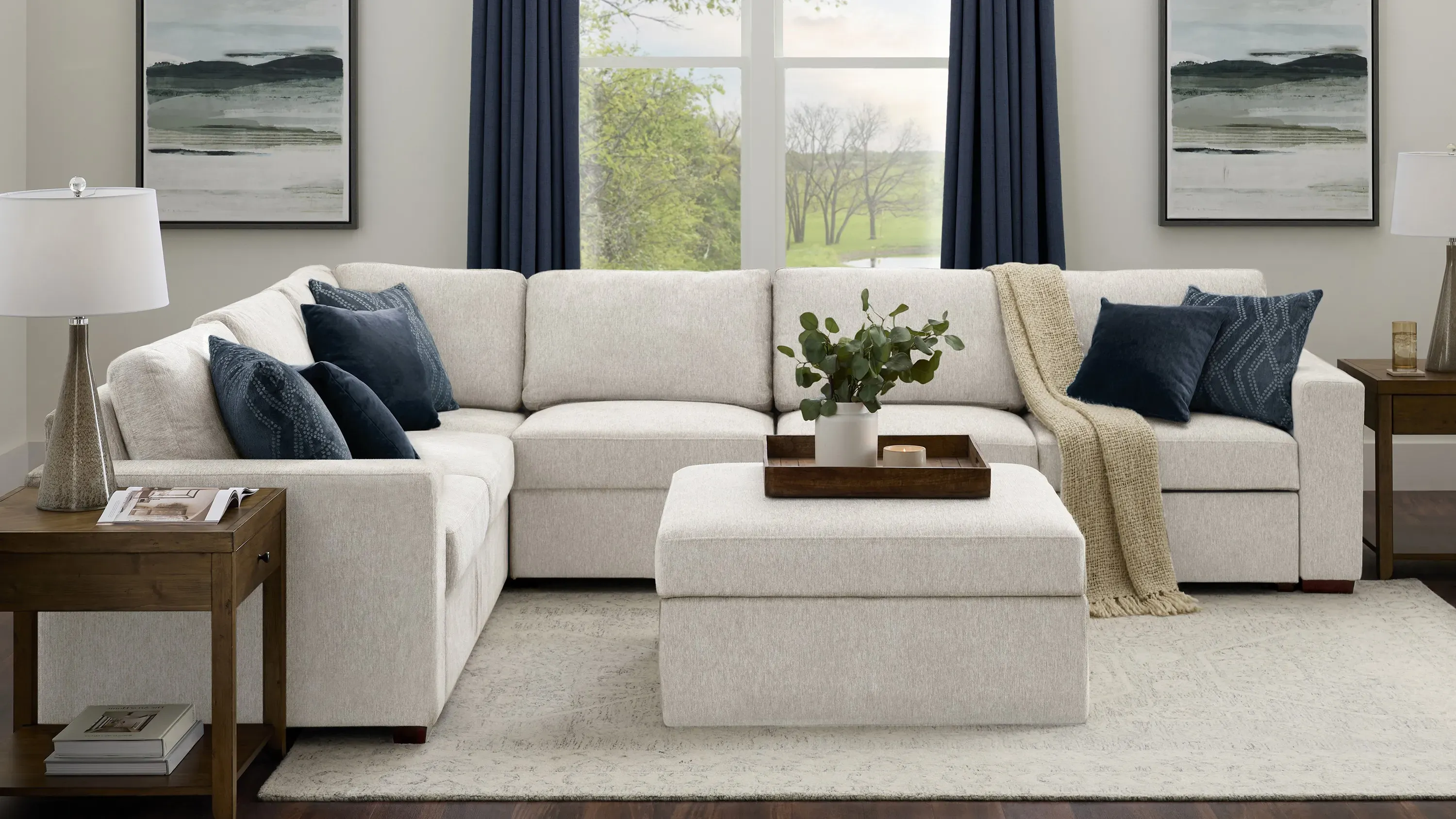 Juniper Armless Klik Klak Loveseat w/ Pop Up Sleeper | Raymour