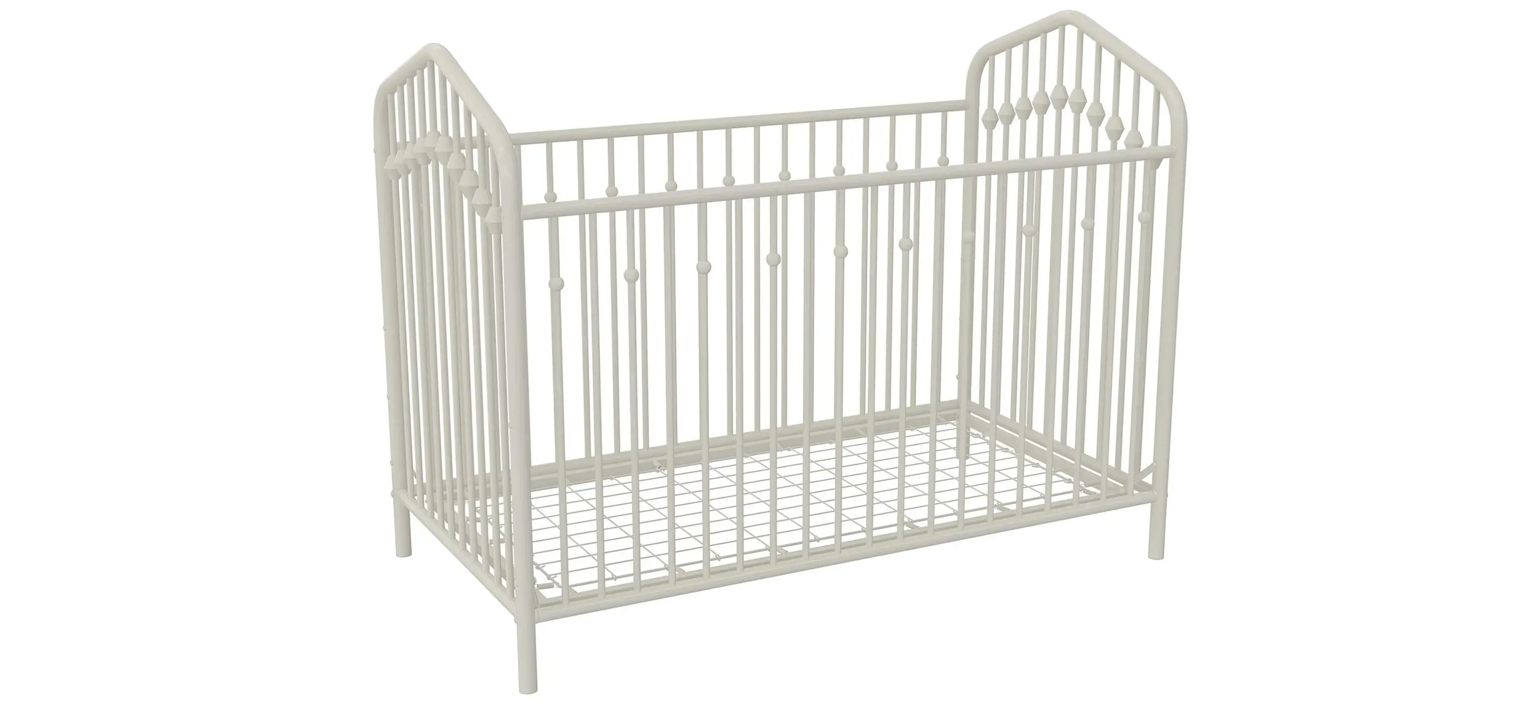 White metal crib on sale