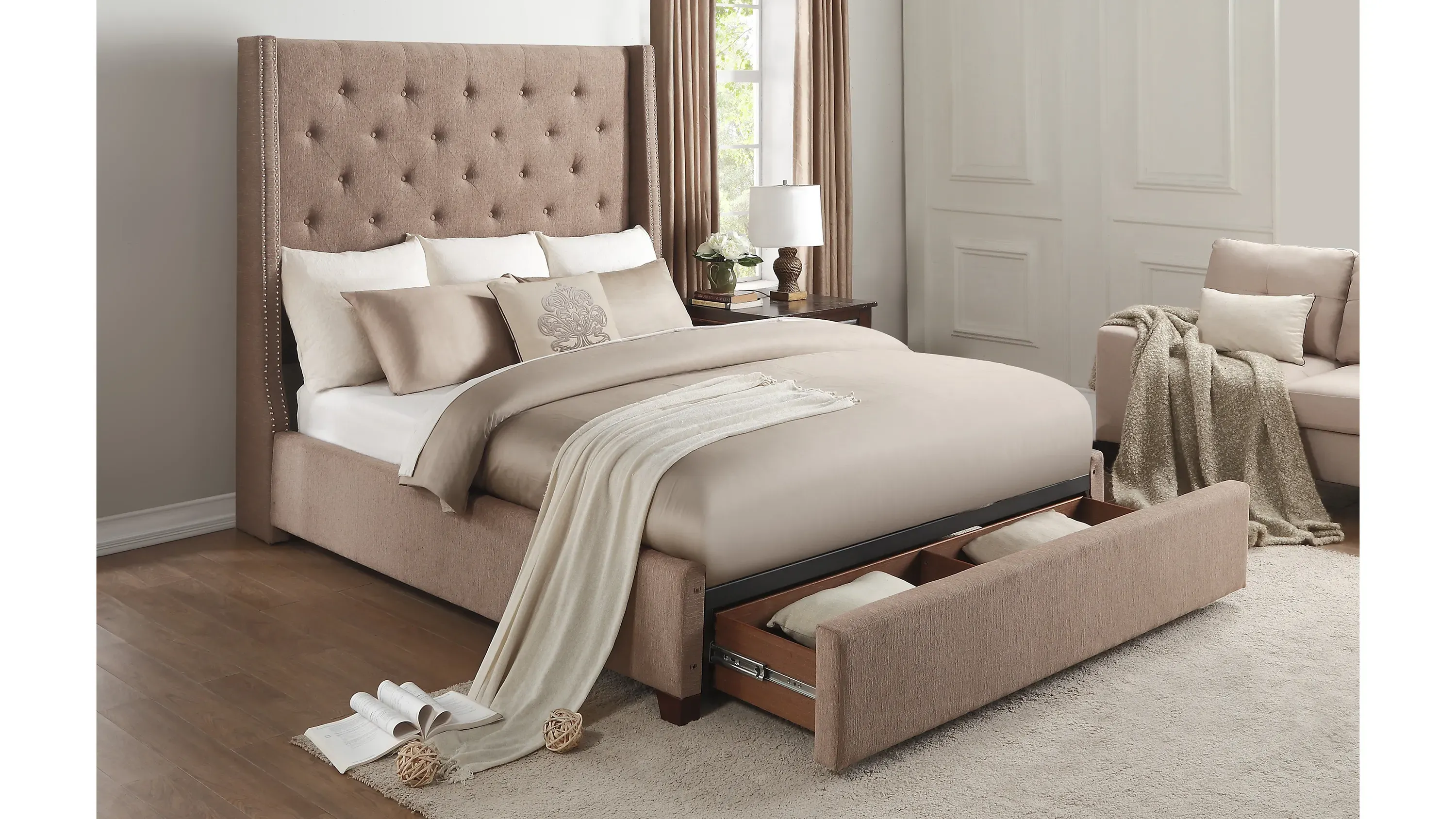 Quinn Platform Storage Bed
