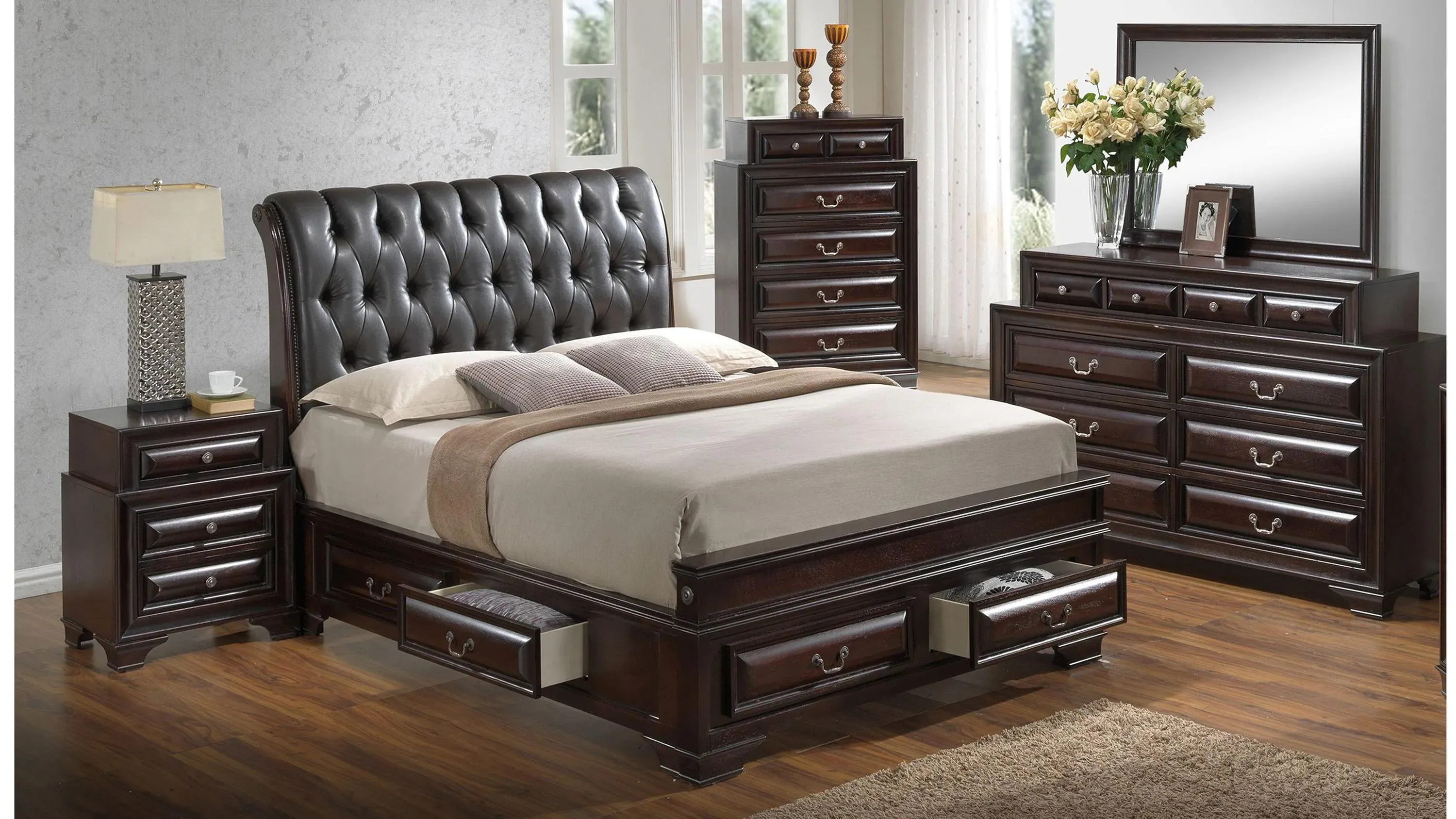 Glory Furniture LaVita Cappuccino Dresser