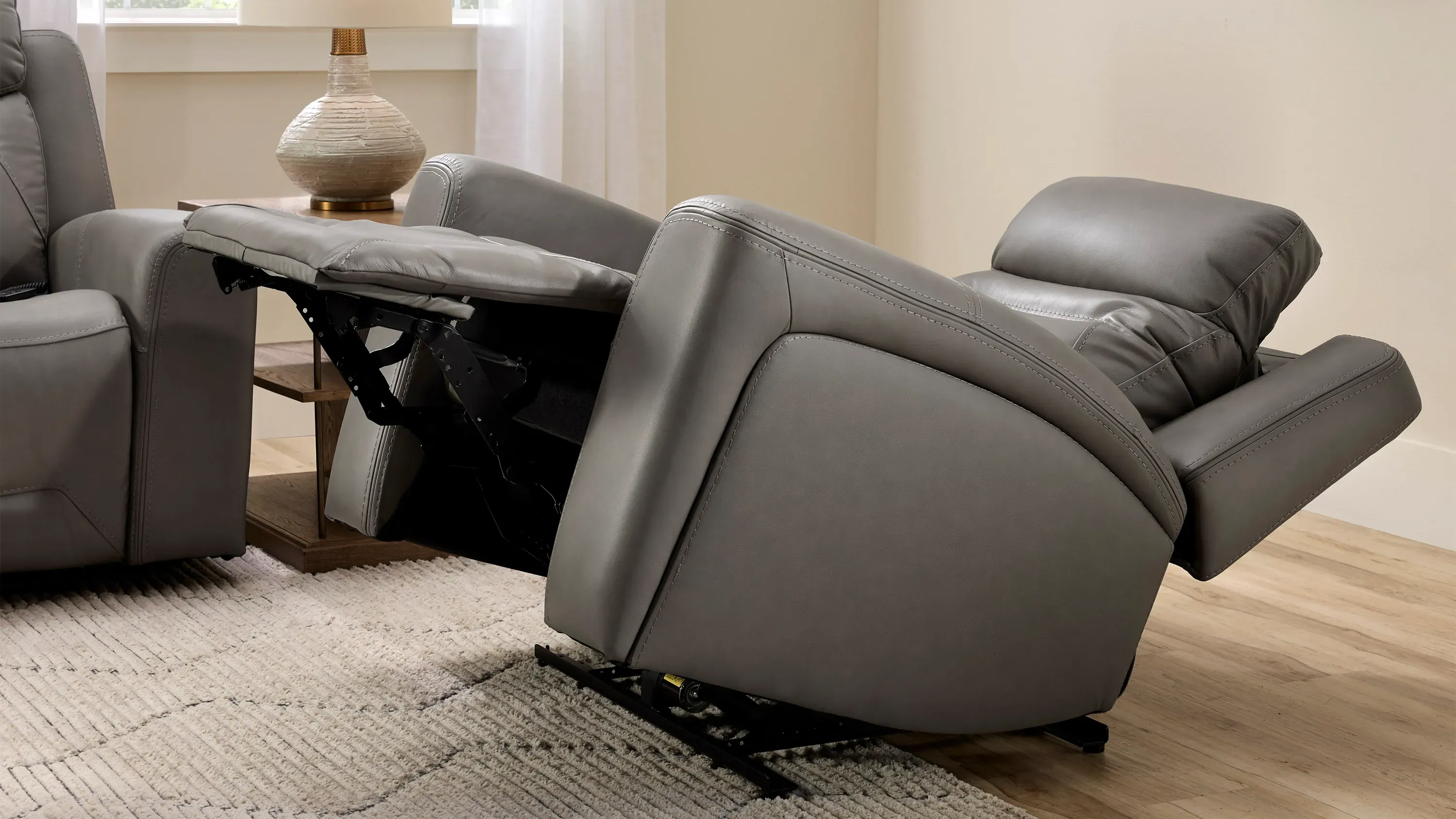 Morgenthal Triple Power Recliner w/ Heat & Massage | Raymour
