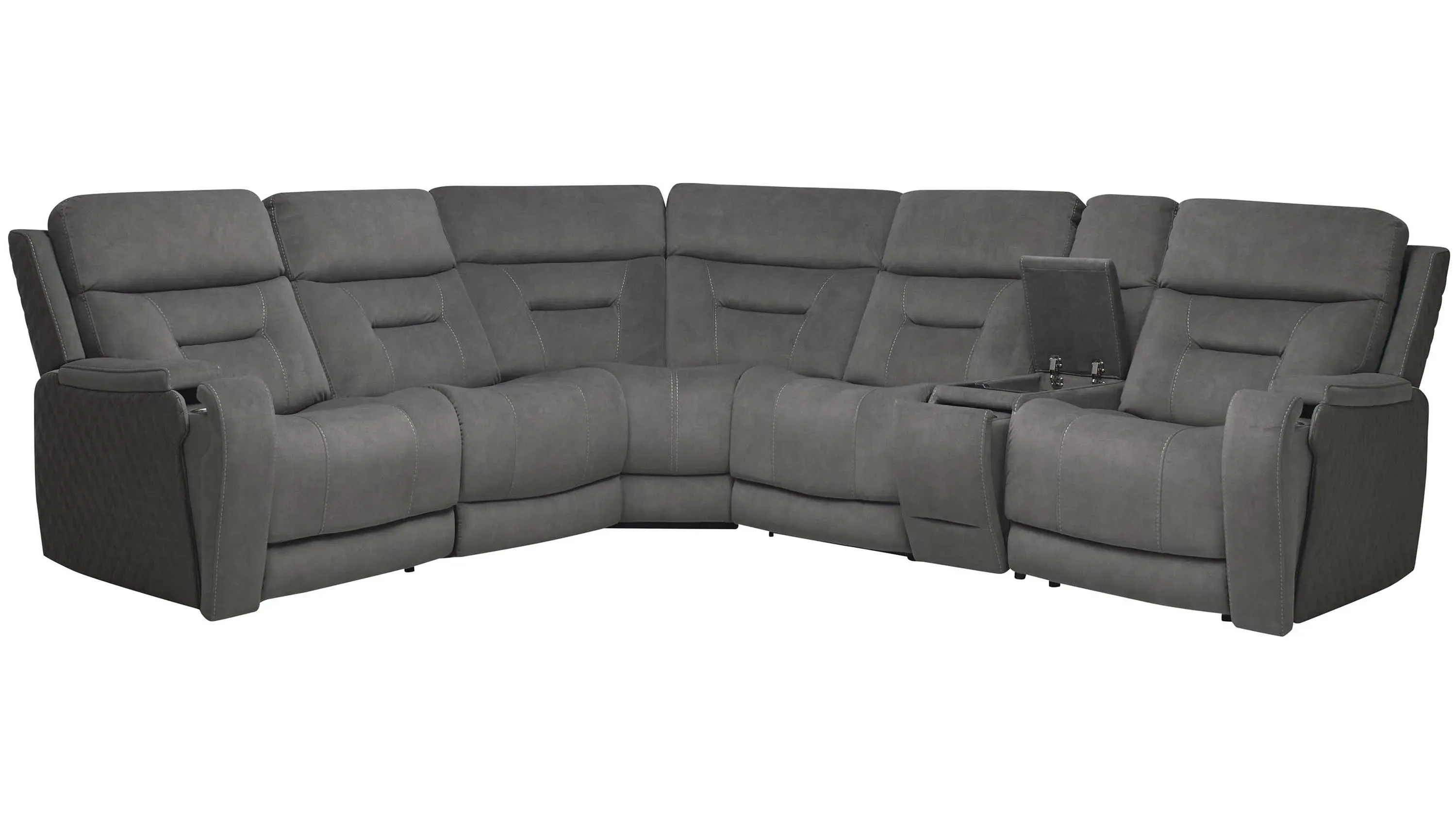 Irving 6-pc. Triple Power Sectional | Raymour & Flanigan