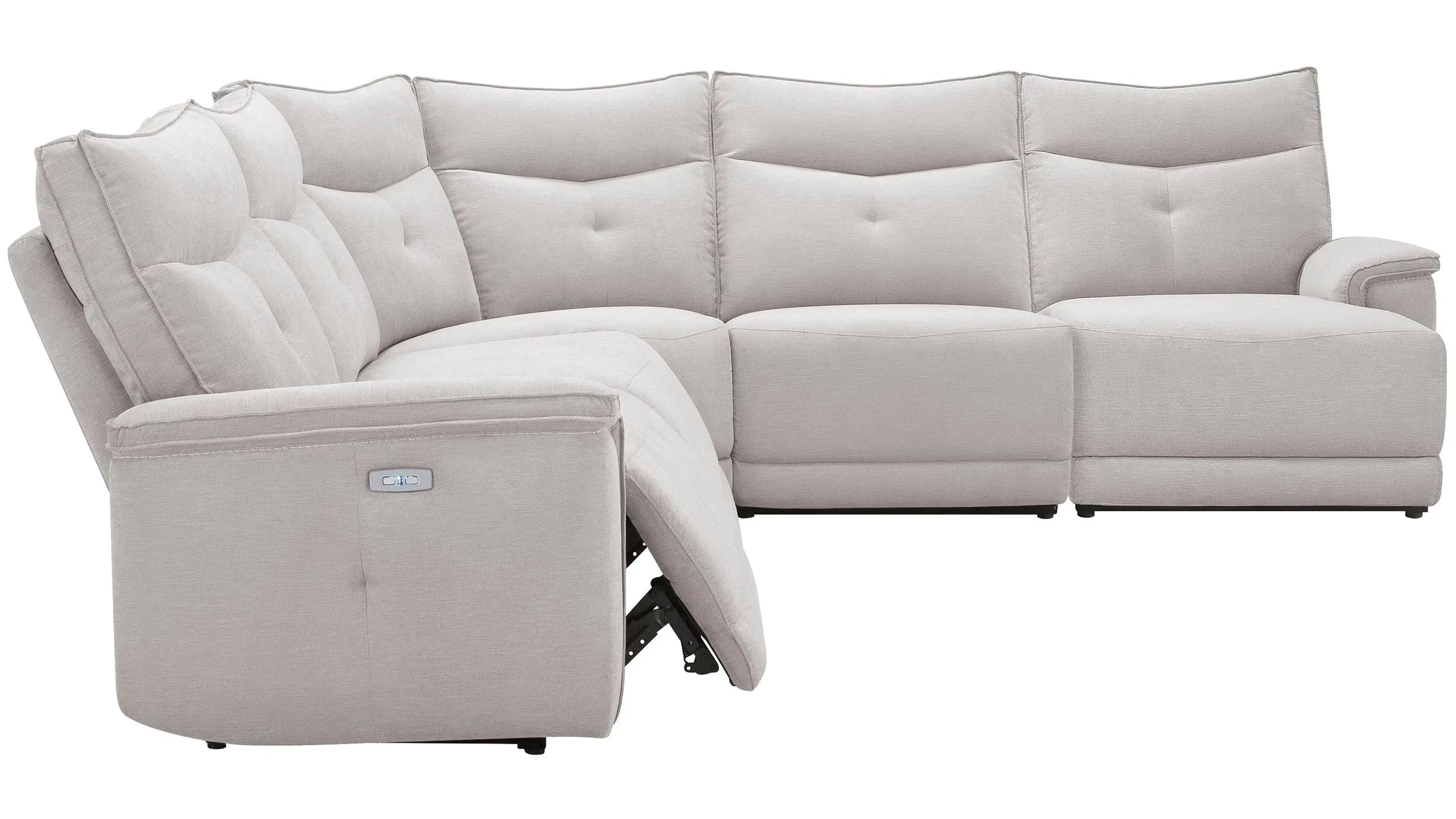 Graceland 5-pc. Sectional Sofa w/Power Headrest