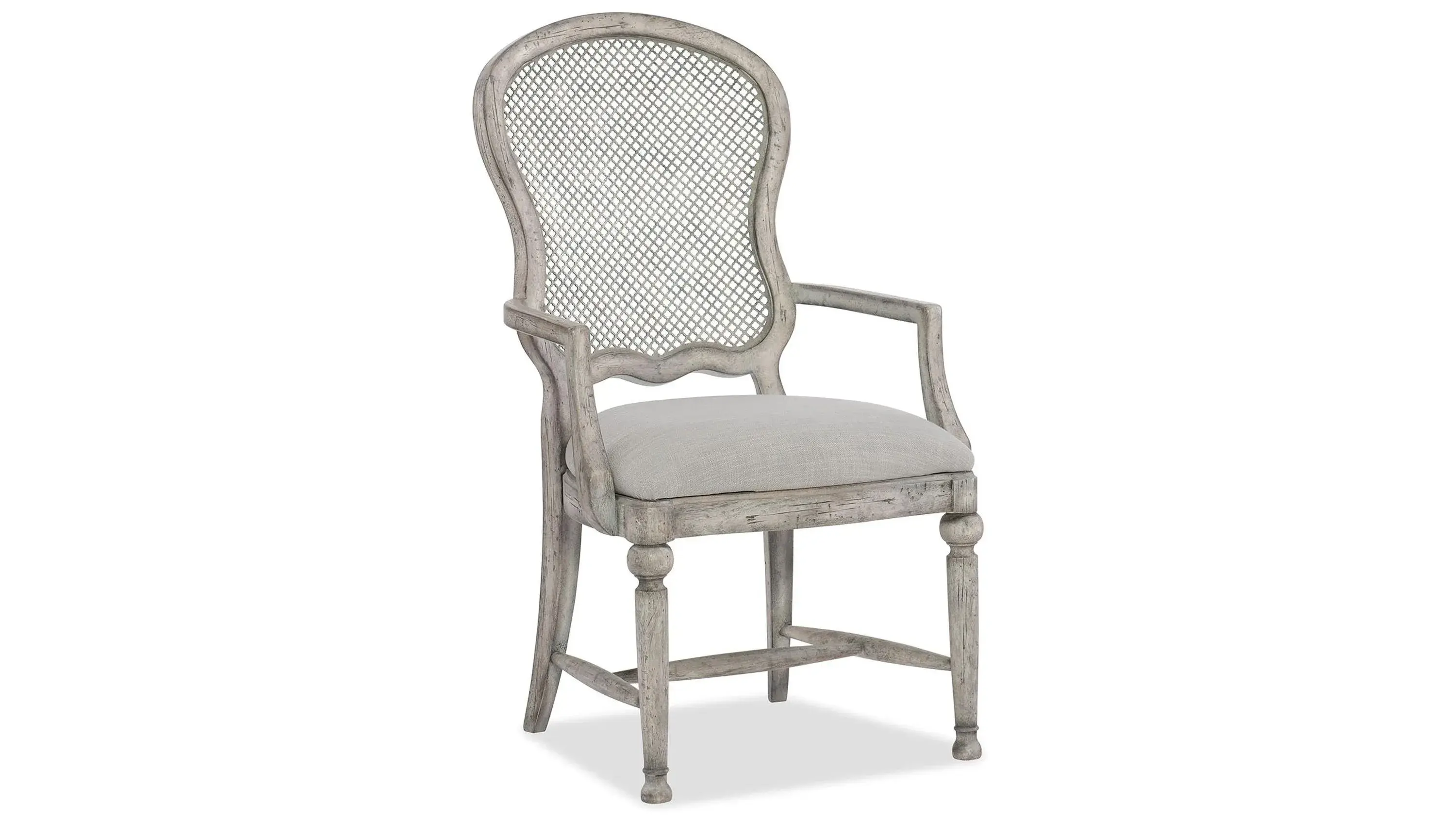 Boheme Gaston Metal Back Arm Chair - Set of 2 - Thumbnail 2