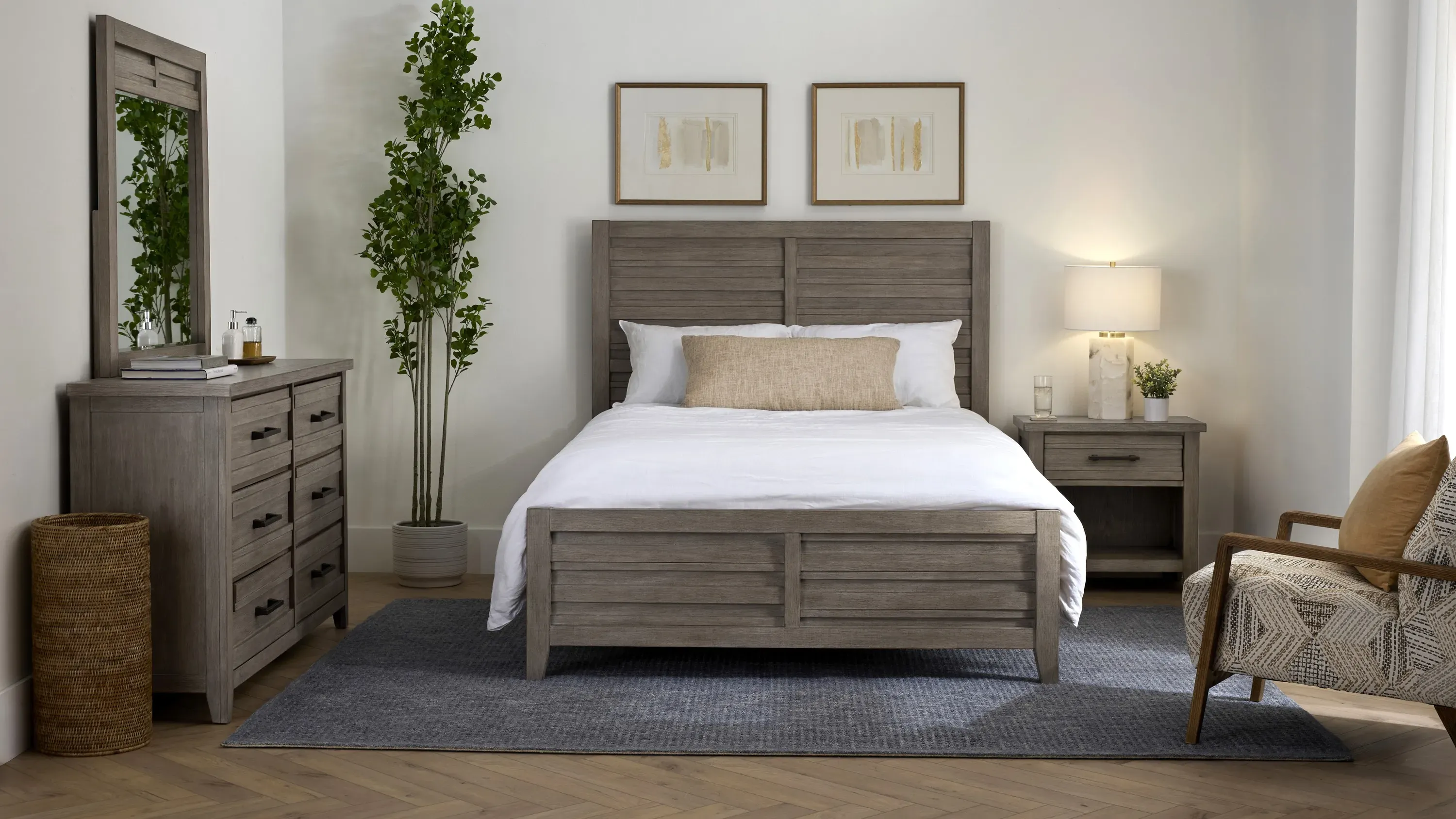 Clouston Panel Bed | Raymour & Flanigan