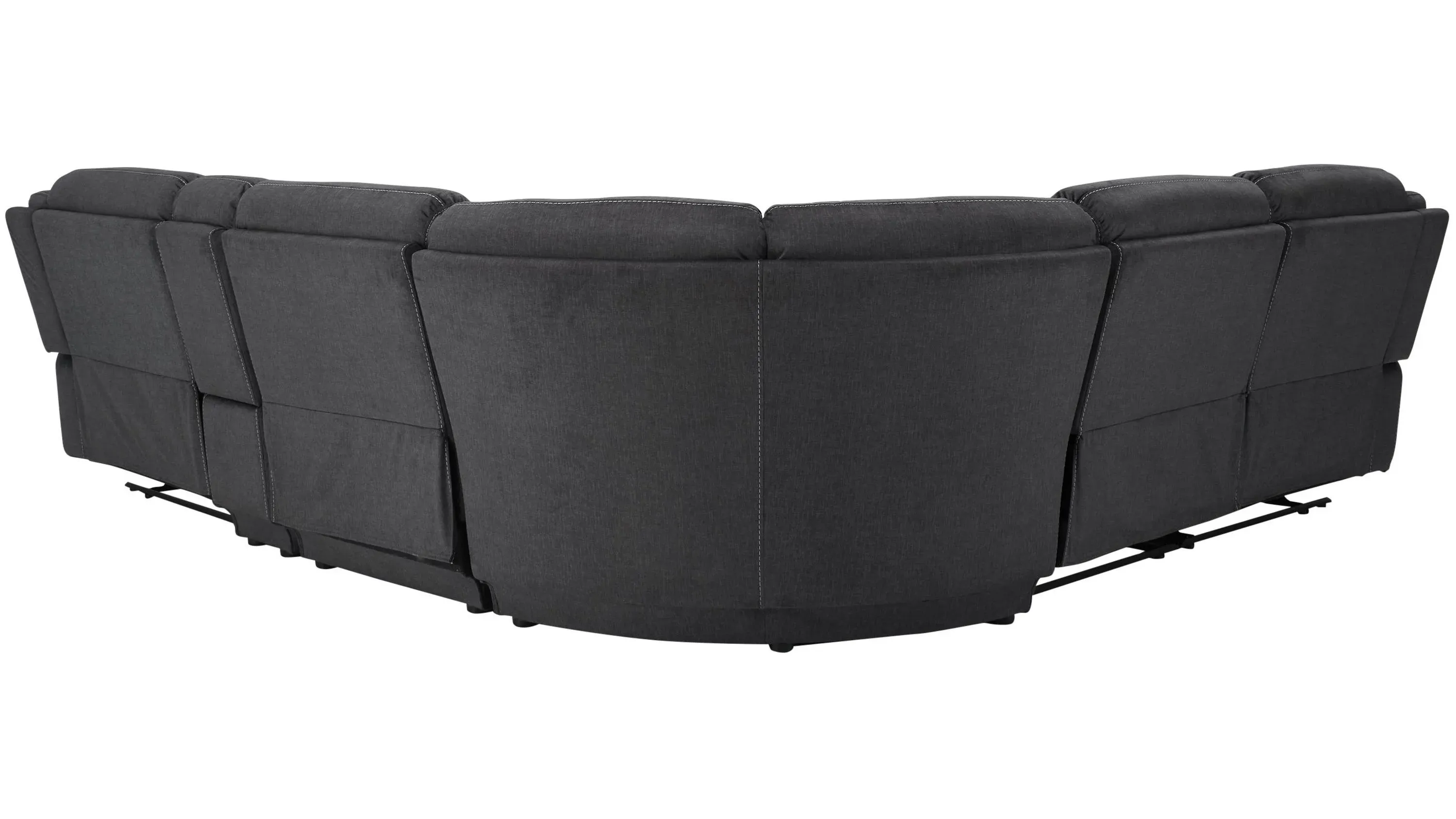 Lugano Microfiber 6-pc. Reclining Sectional | Raymour & Flanigan