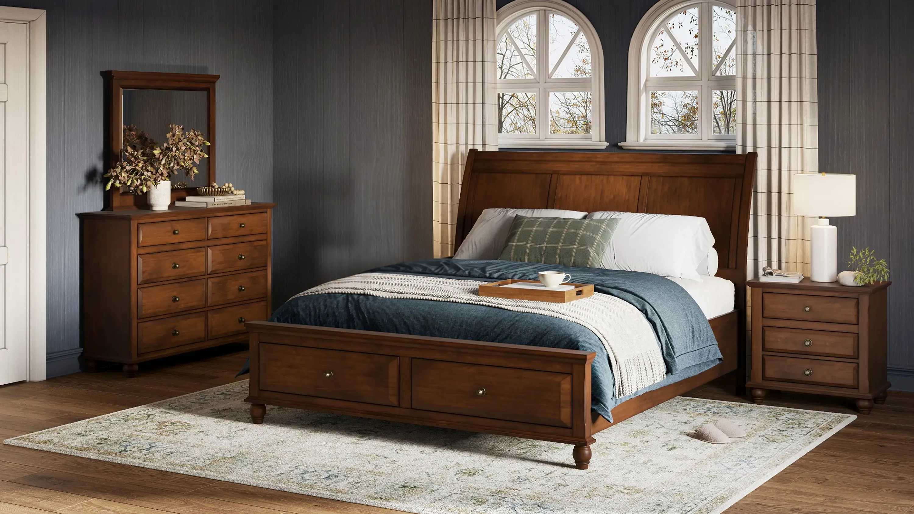 Clarion Bedroom Dresser Mirror | Raymour & Flanigan