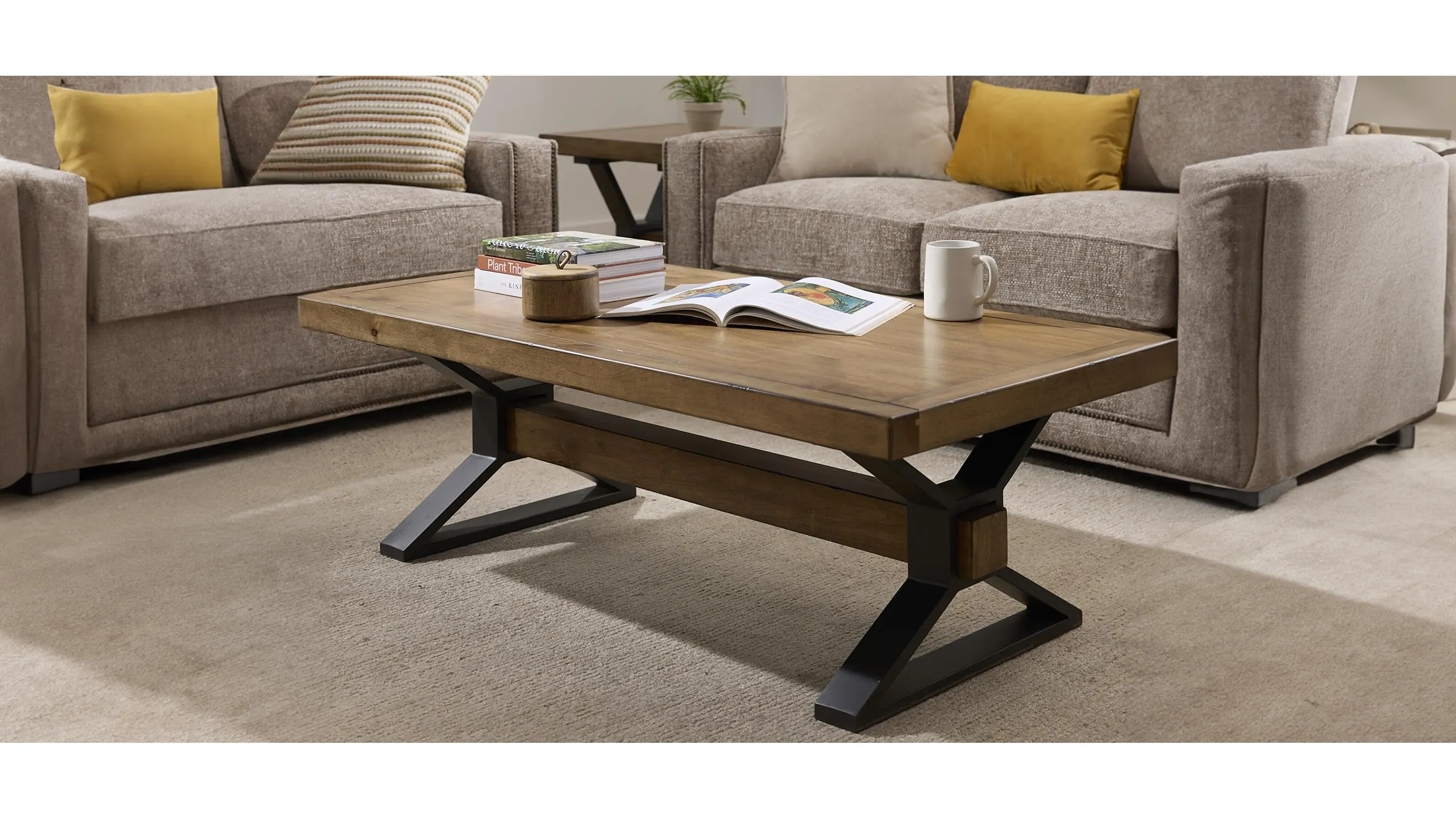 サイドテーブル・ナイトテーブル・ローテーブル Knot antiques BARK COFFEE TABLE 80 Amazon.com: Reclaimed Wood Coffee Table- The
