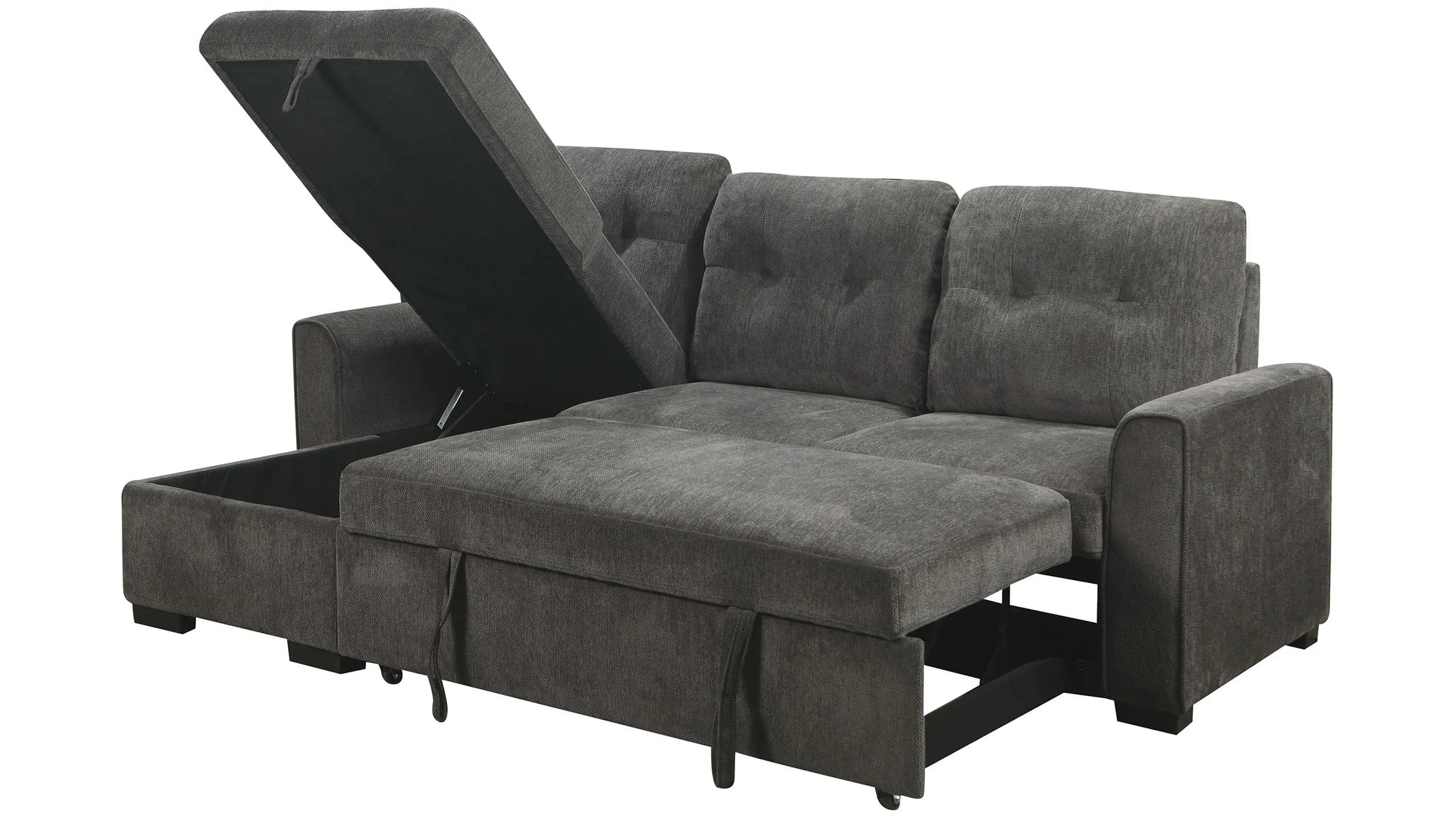 Divergent 2-pc. Sectional Sleeper Sofa W/ Storage