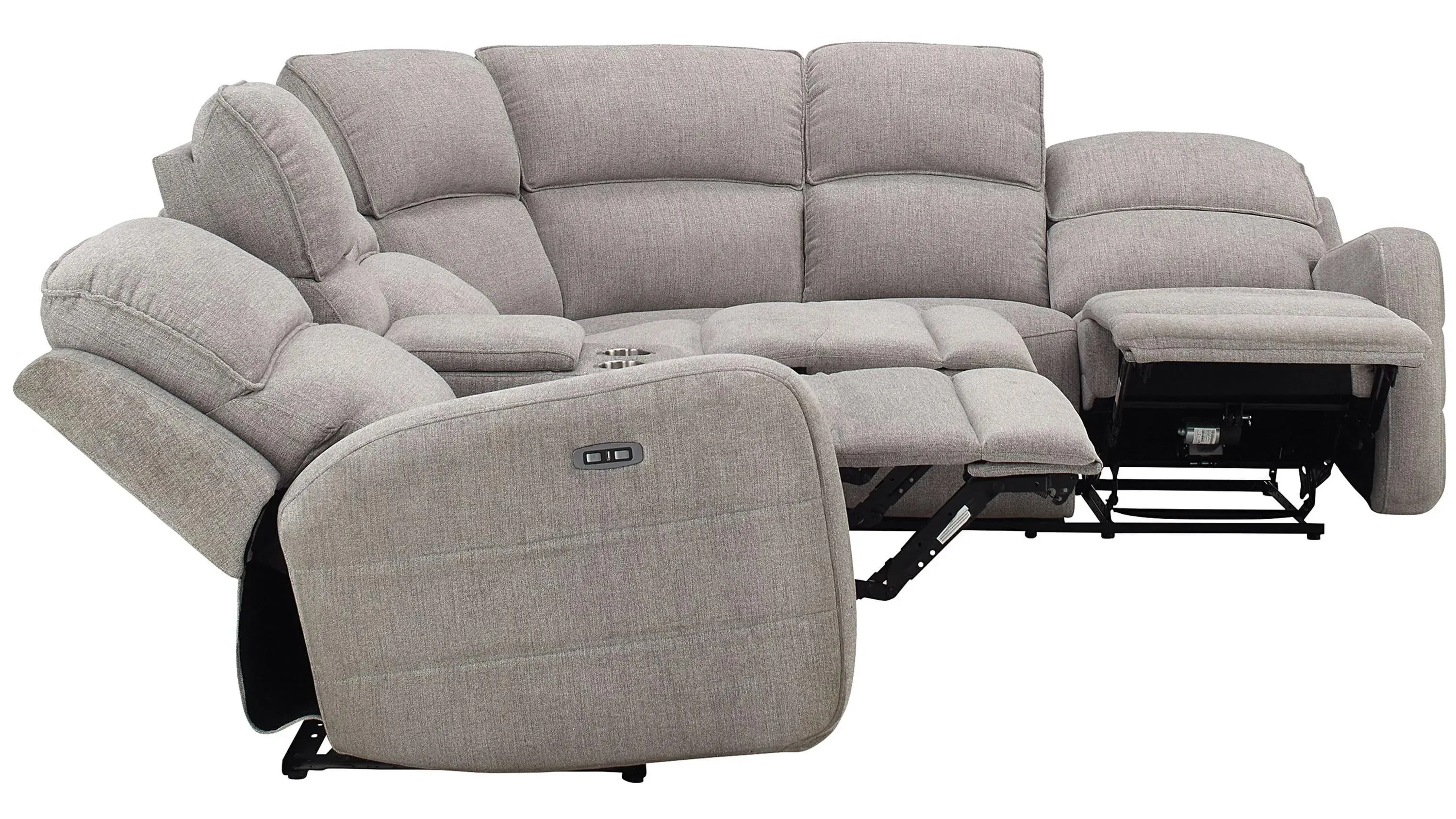 Everitt Chenille 3-pc. Power Sectional