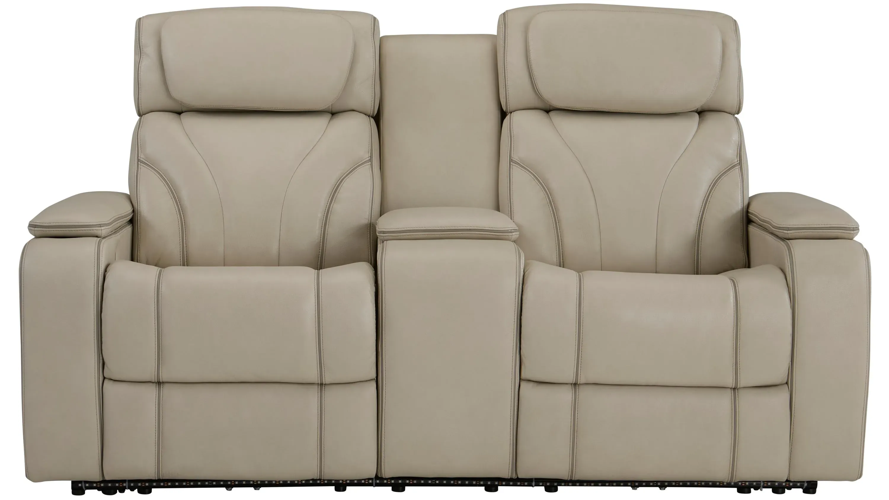 Avis Zero Gravity Power Console Loveseat w/ Power Headrest, Heat