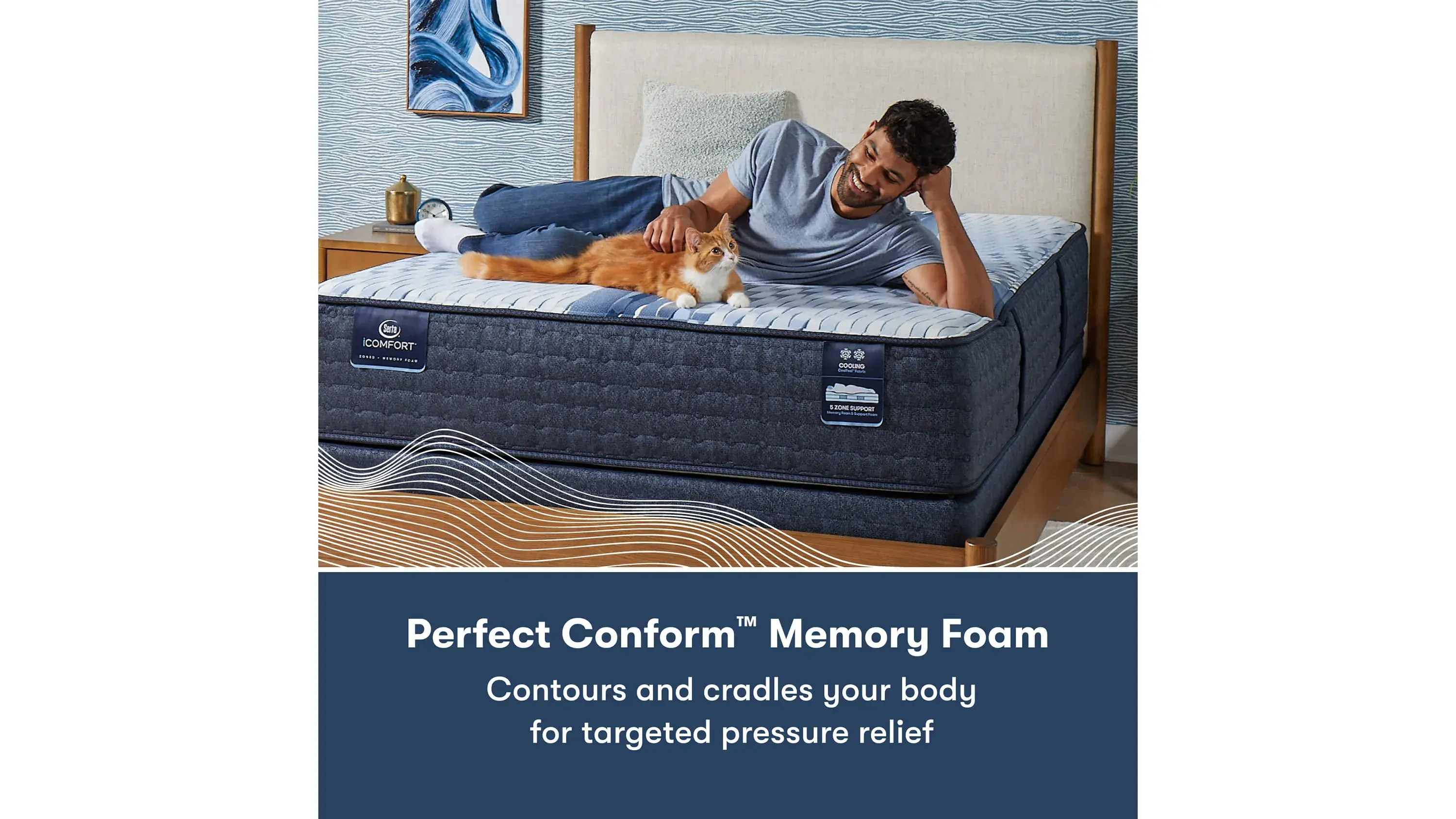 iComfort - 12" Aveda Memory Foam Mattress - Thumbnail 4