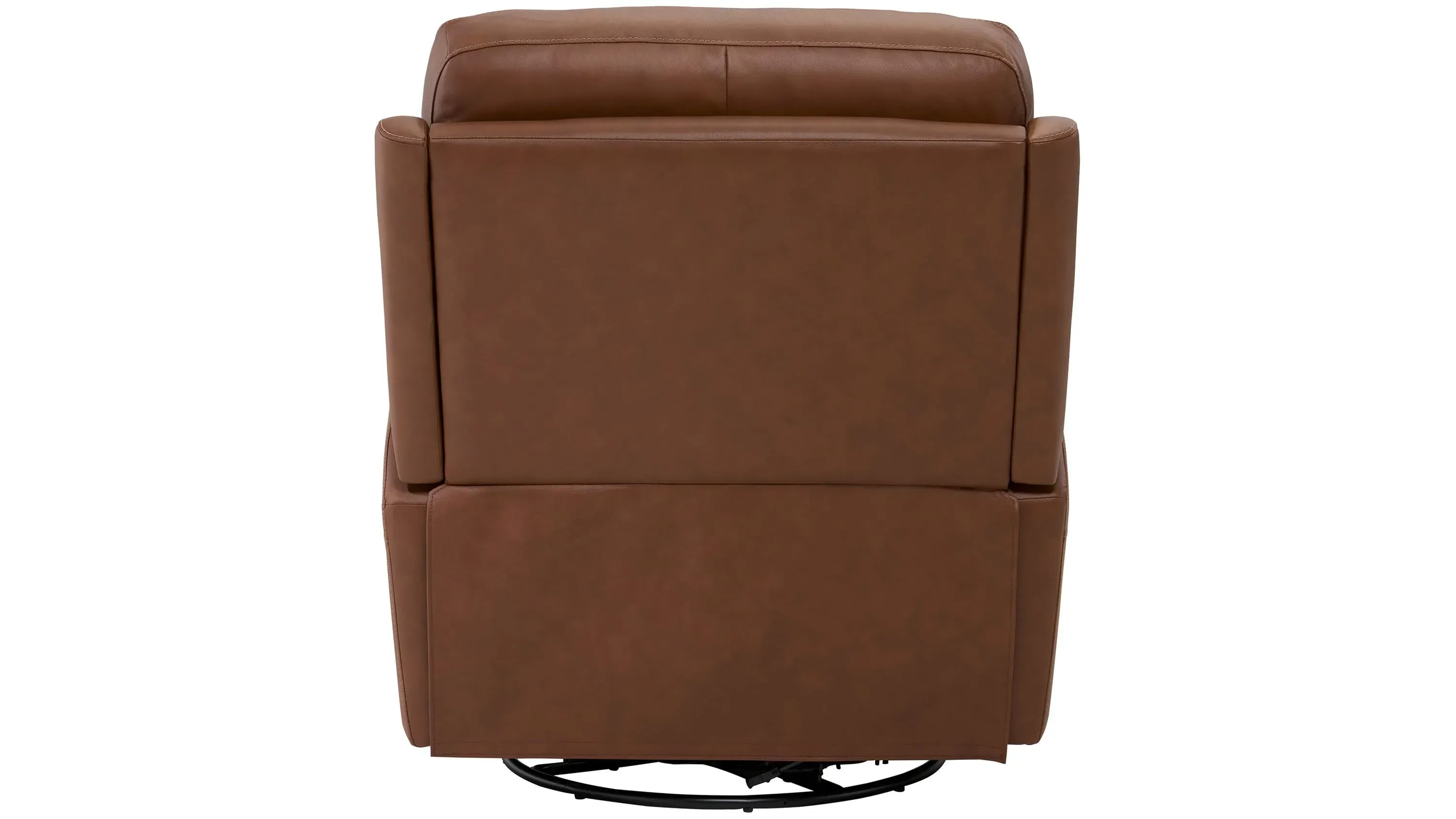 Henrick Triple Power Leather Swivel Glider Recliner | Raymour