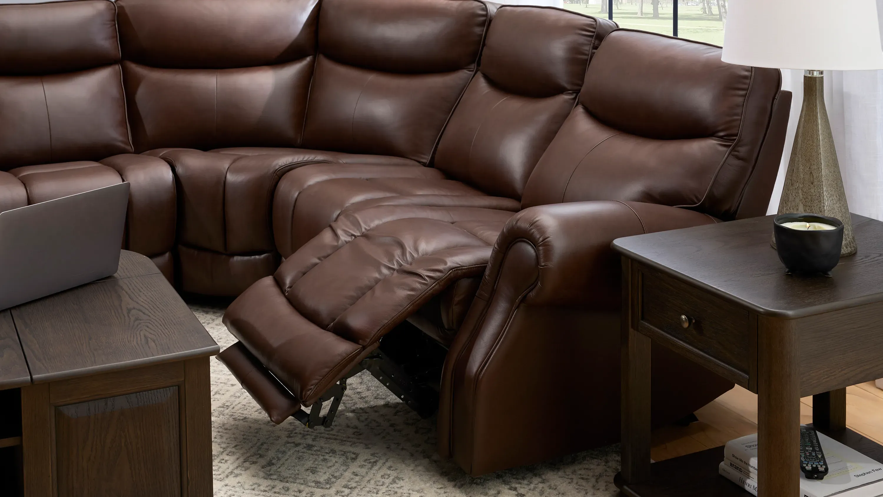 Brooks 6-pc. Zero Gravity Triple Power Sectional | Raymour & Flanigan