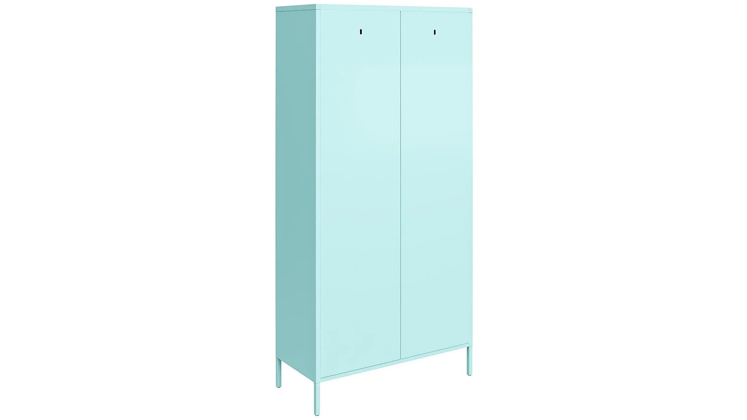Novogratz Cache Tall Two Door Metal Locker Cabinet - Thumbnail 3