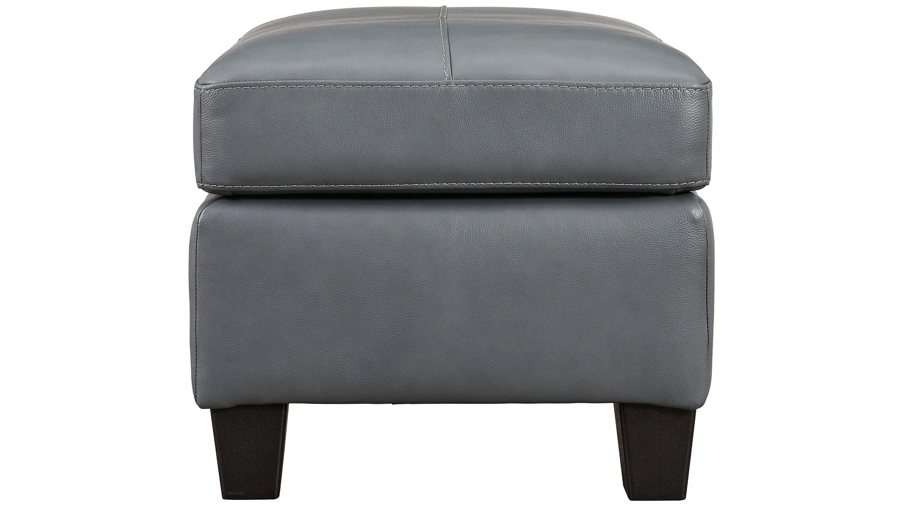 Grant Leather Ottoman | Raymour & Flanigan