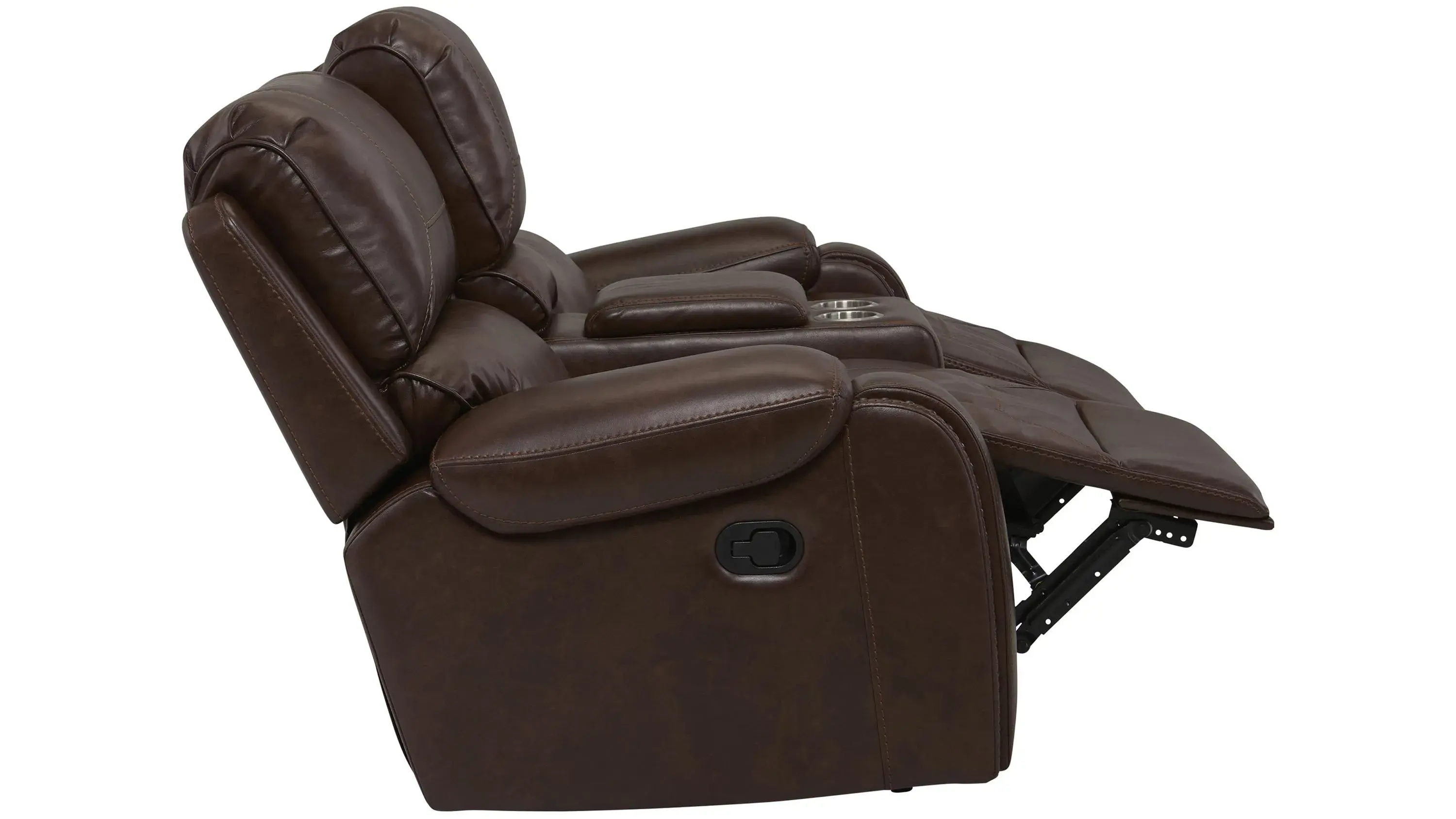 Landon Reclining Glider Console Loveseat - Thumbnail 3