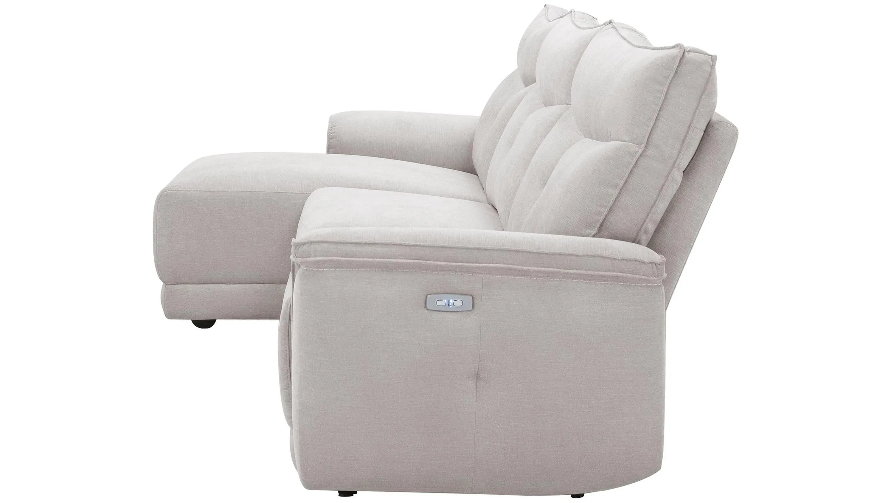 Graceland 3-pc. Sectional Sofa w/ Power Headrests | Raymour & Flanigan