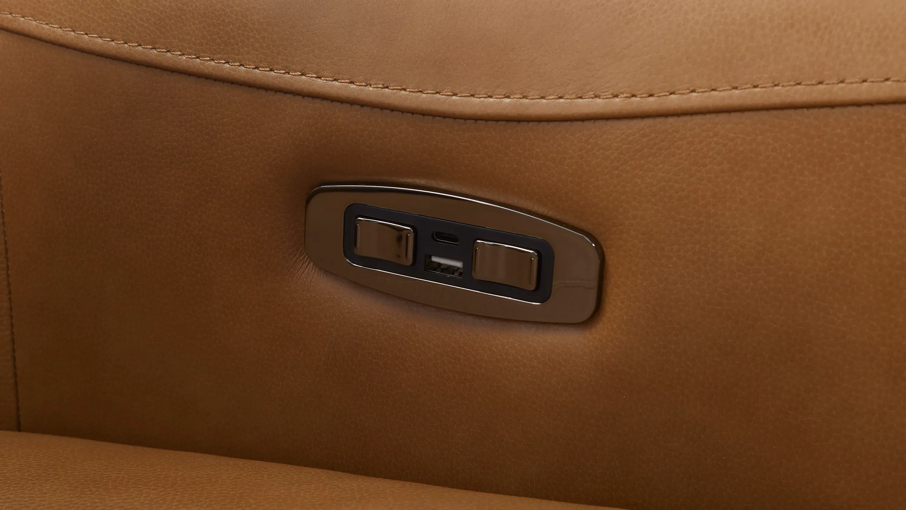 Mullican Zero Gravity Power Recliner w/ Power Headrest Livorno Saddle Product_Image_Carousel
