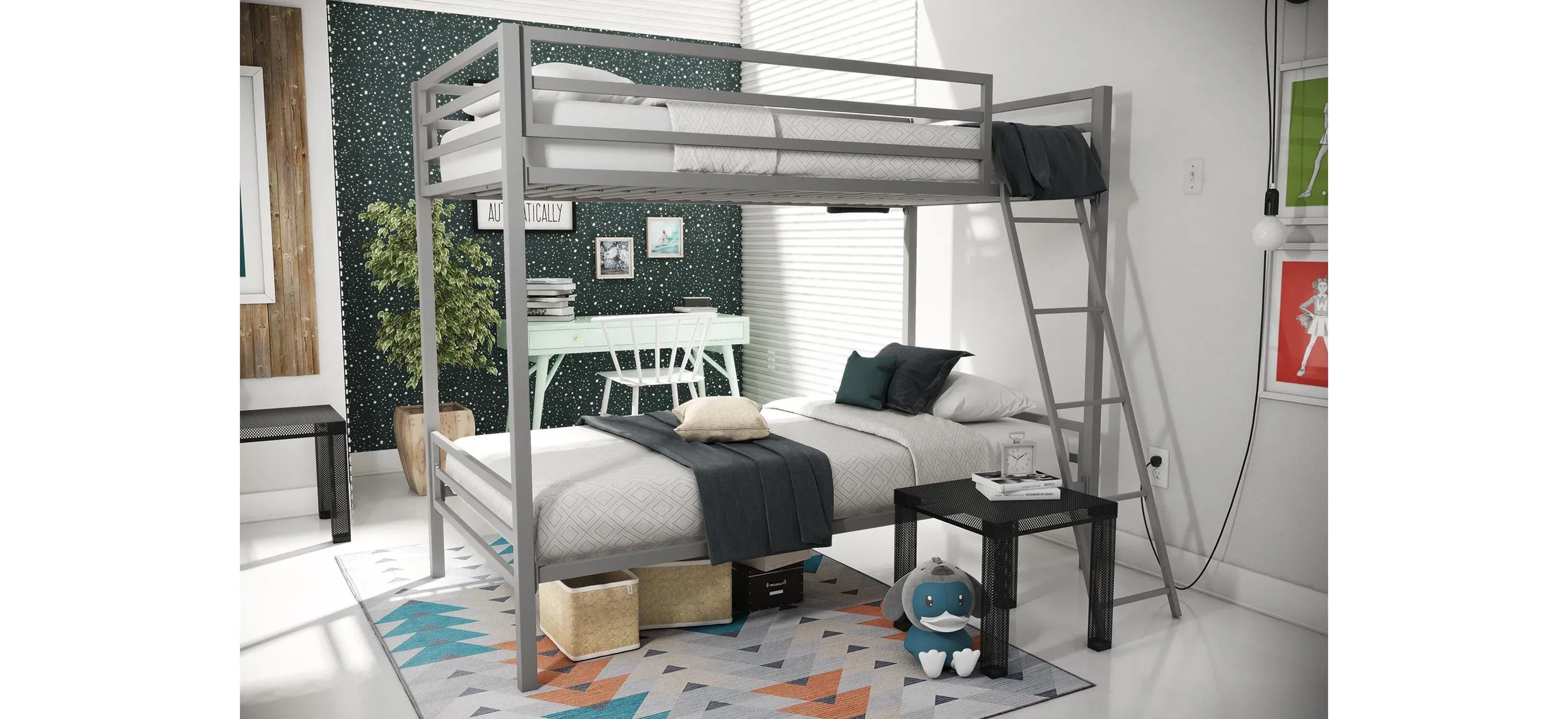 Novogratz Maxwell Twin over Twin Bunk Bed  Product_Image_Carousel