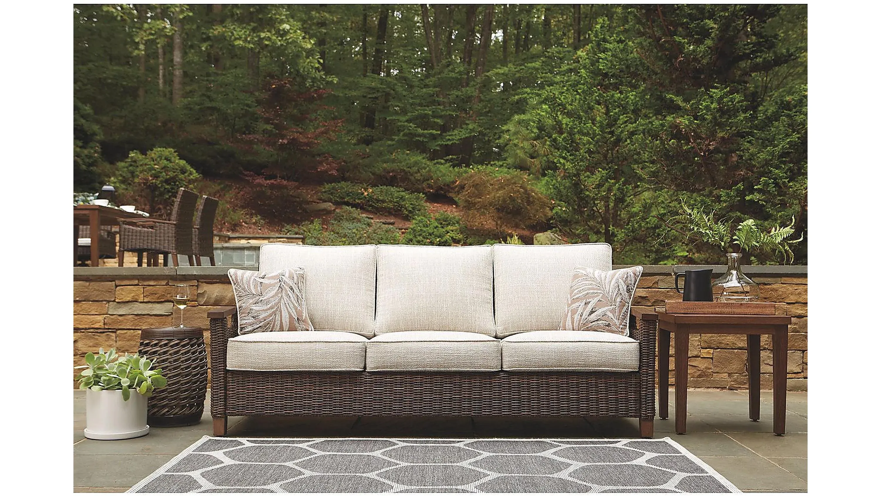 Paradise Trail Outdoor Sofa | Raymour & Flanigan