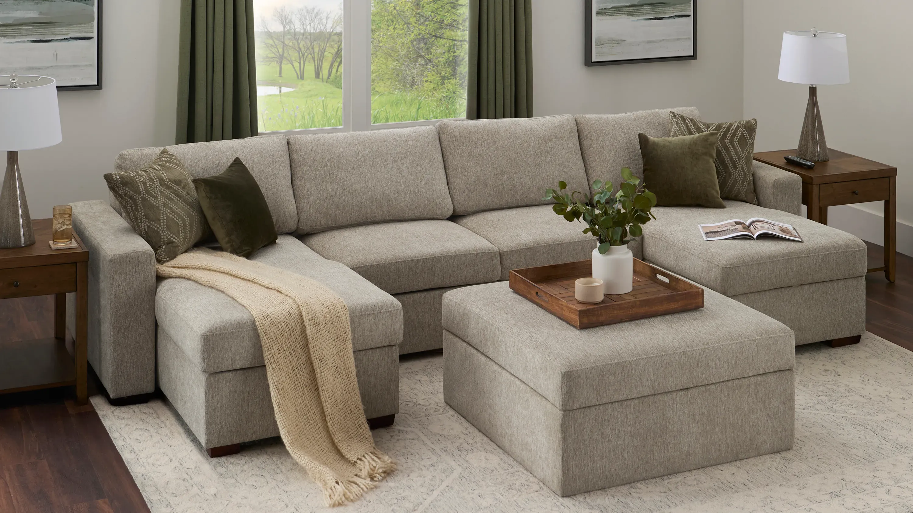 Juniper 4-pc. Reversible Sectional