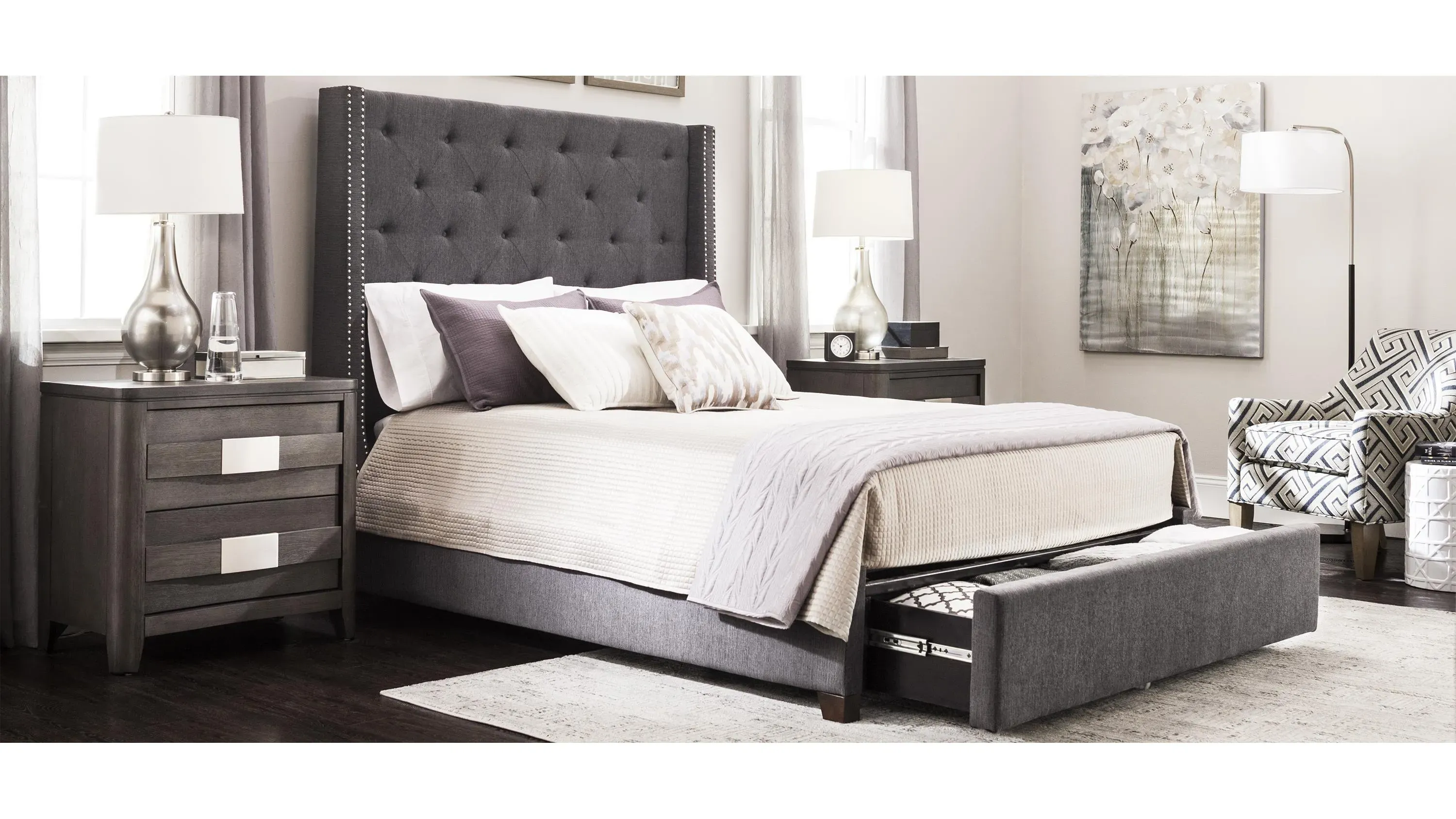 Quinn Platform Storage Bed