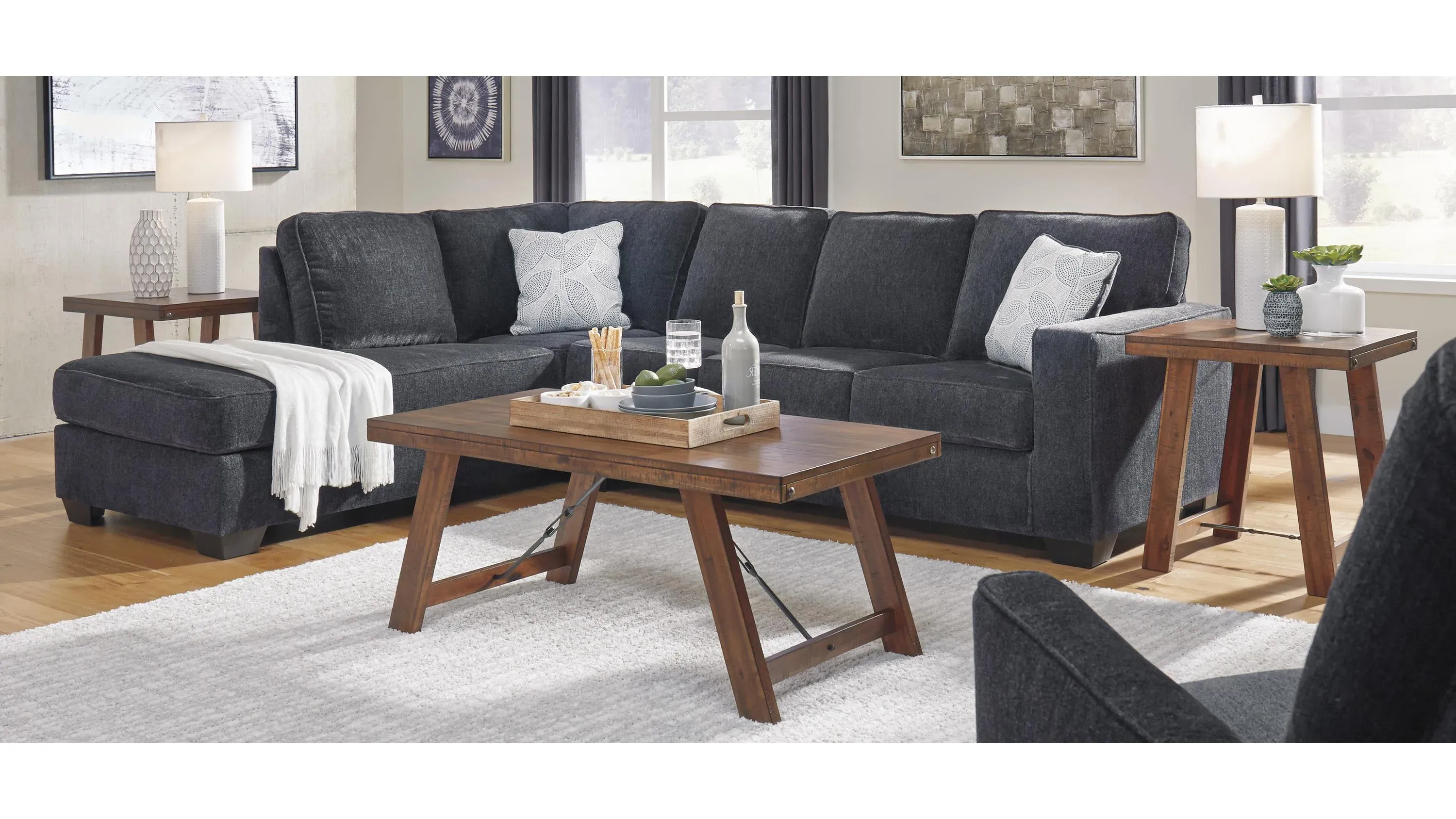 Adelson Chenille 2-pc. Sectional