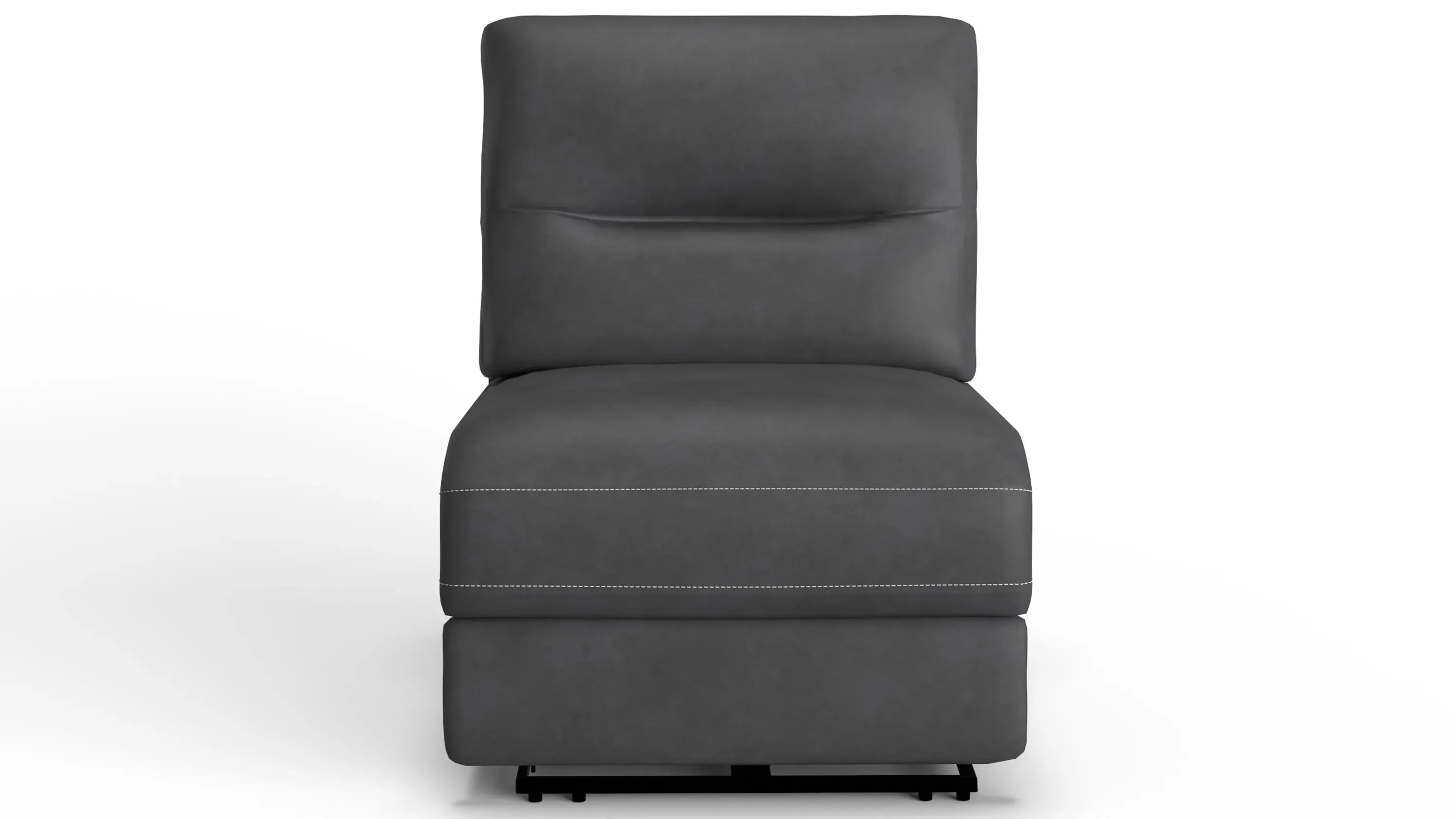 Rockland Microfiber Armless Power Recliner | Raymour & Flanigan
