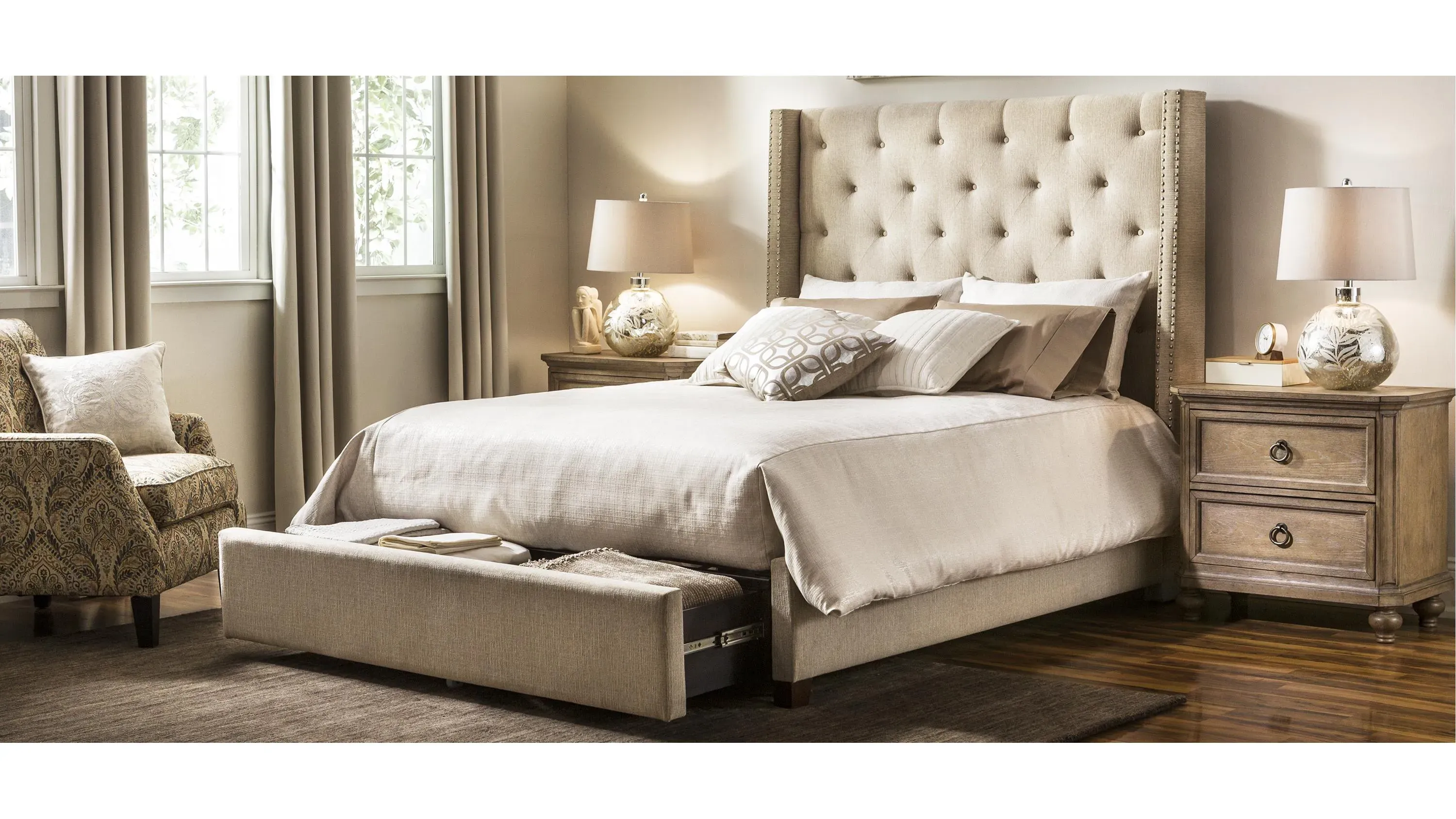 Quinn Platform Storage Bed