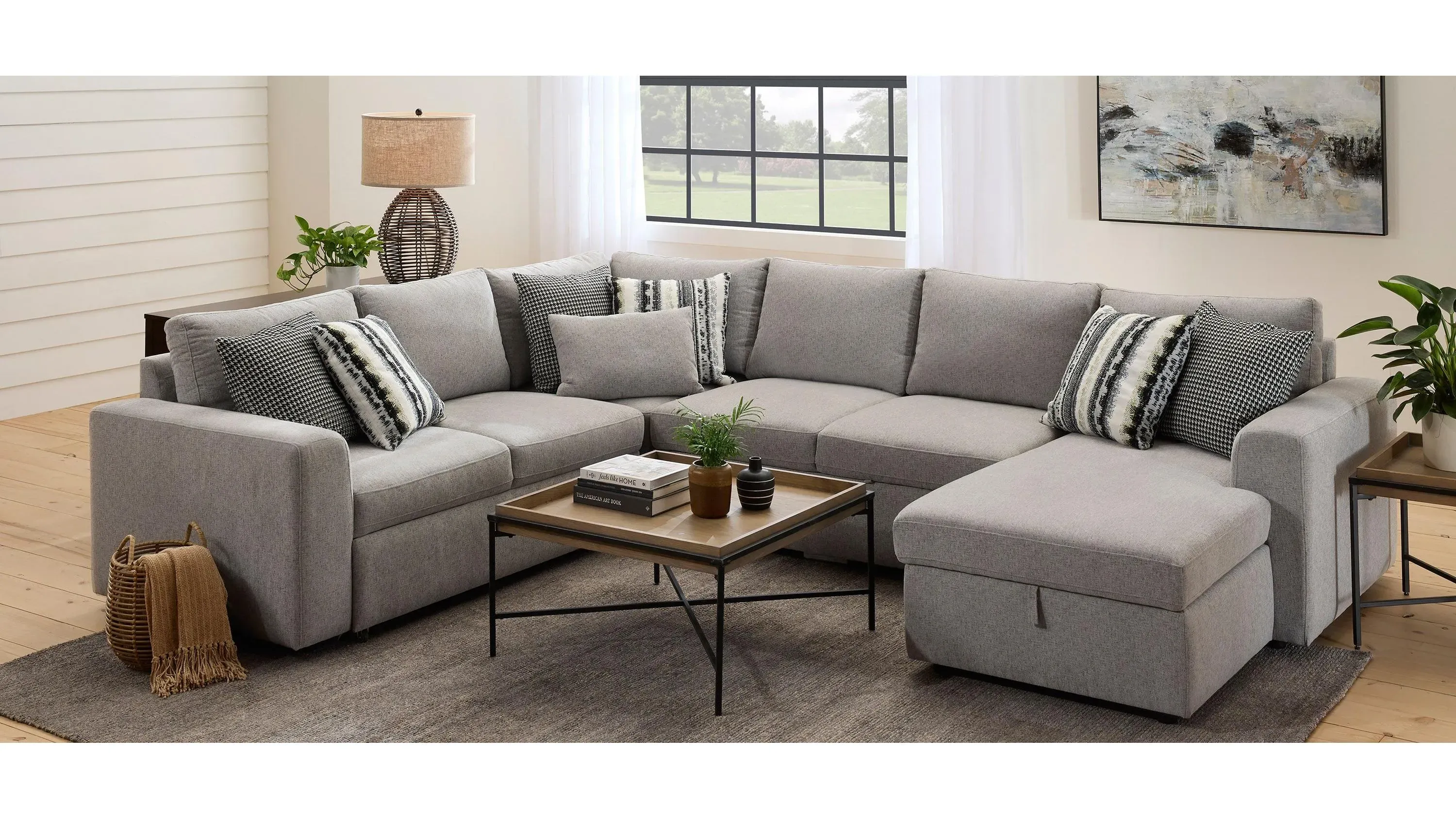 Barry 4-pc. Sectional w/ Pop-Up Sleeper