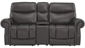 Brooks 3-pc. Zero Gravity Triple Power Console Loveseat | Raymour