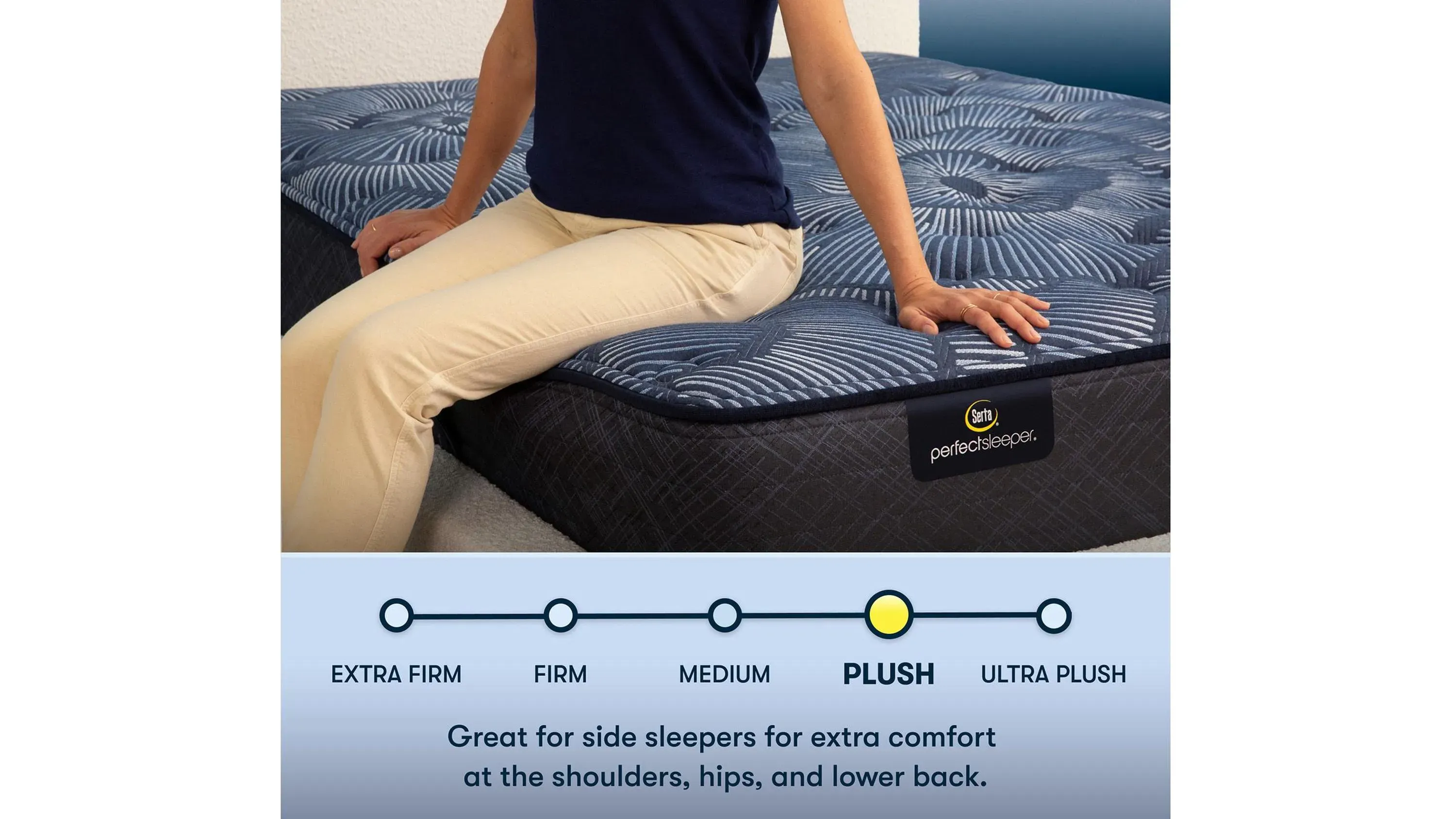 Serta Perfect Sleeper Cobalt Calm Plush Mattress | Raymour & Flanigan